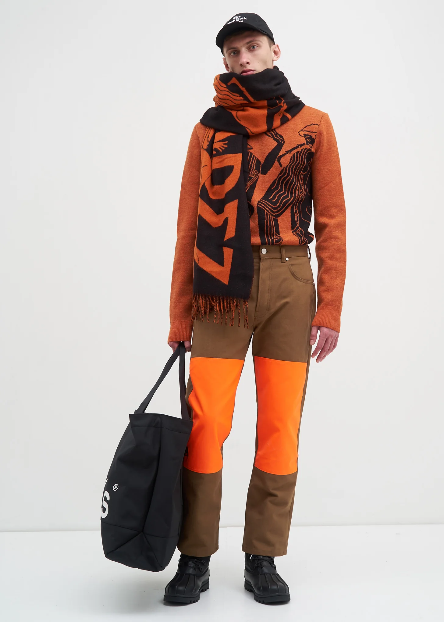 Orange Mike Attika Wool Sweater - Image 2