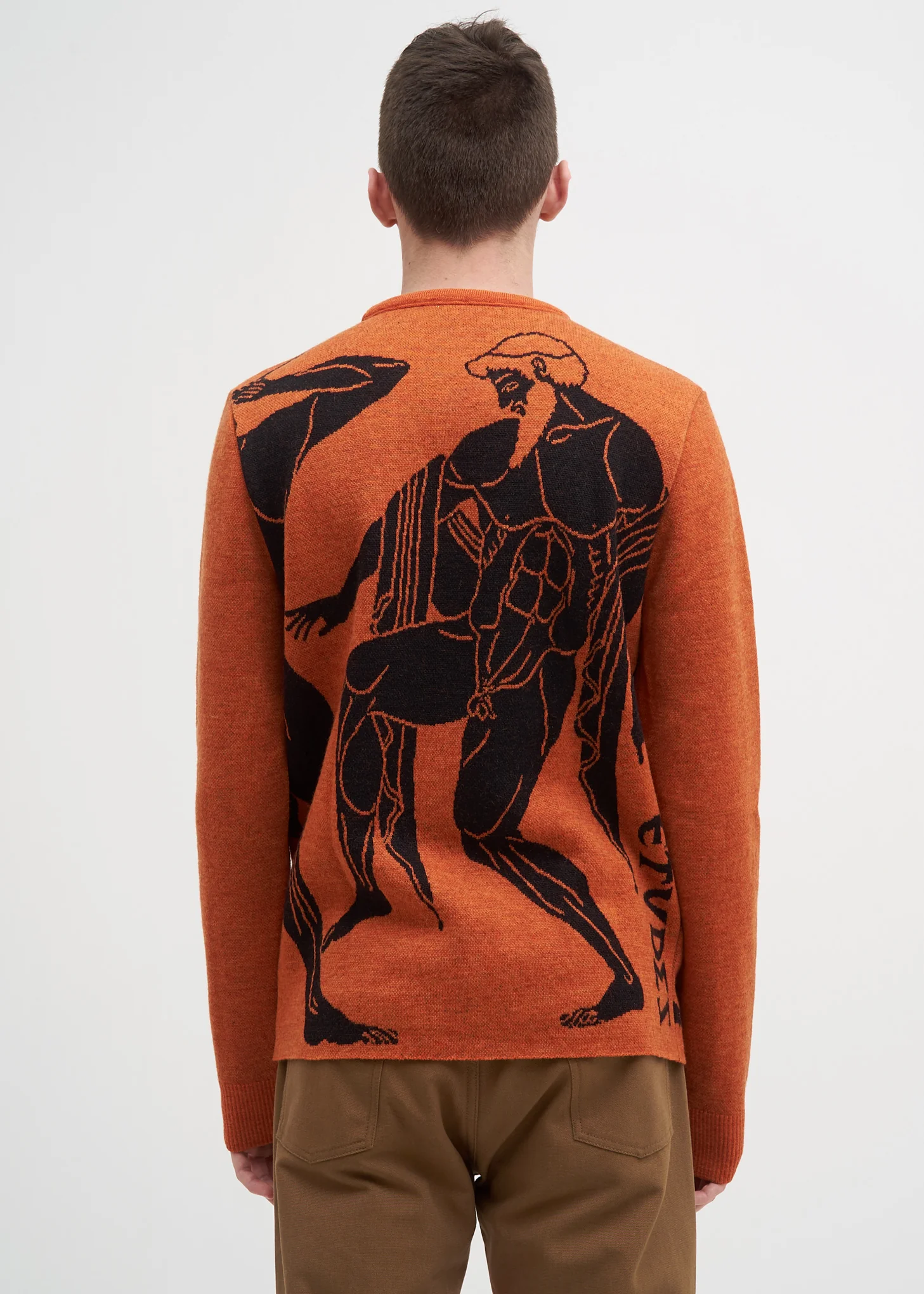 Orange Mike Attika Wool Sweater - Image 3