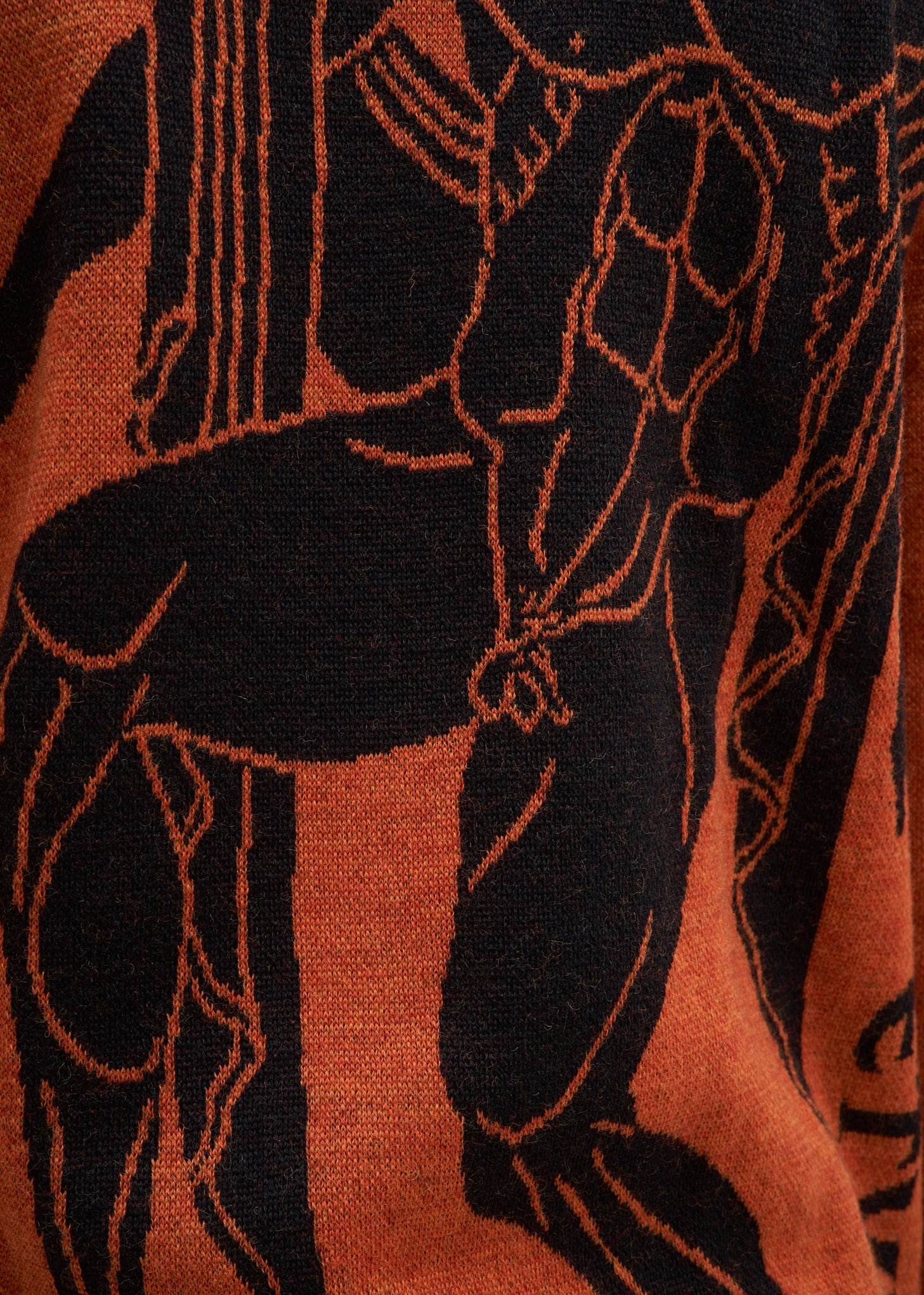 Orange Mike Attika Wool Sweater - Image 4