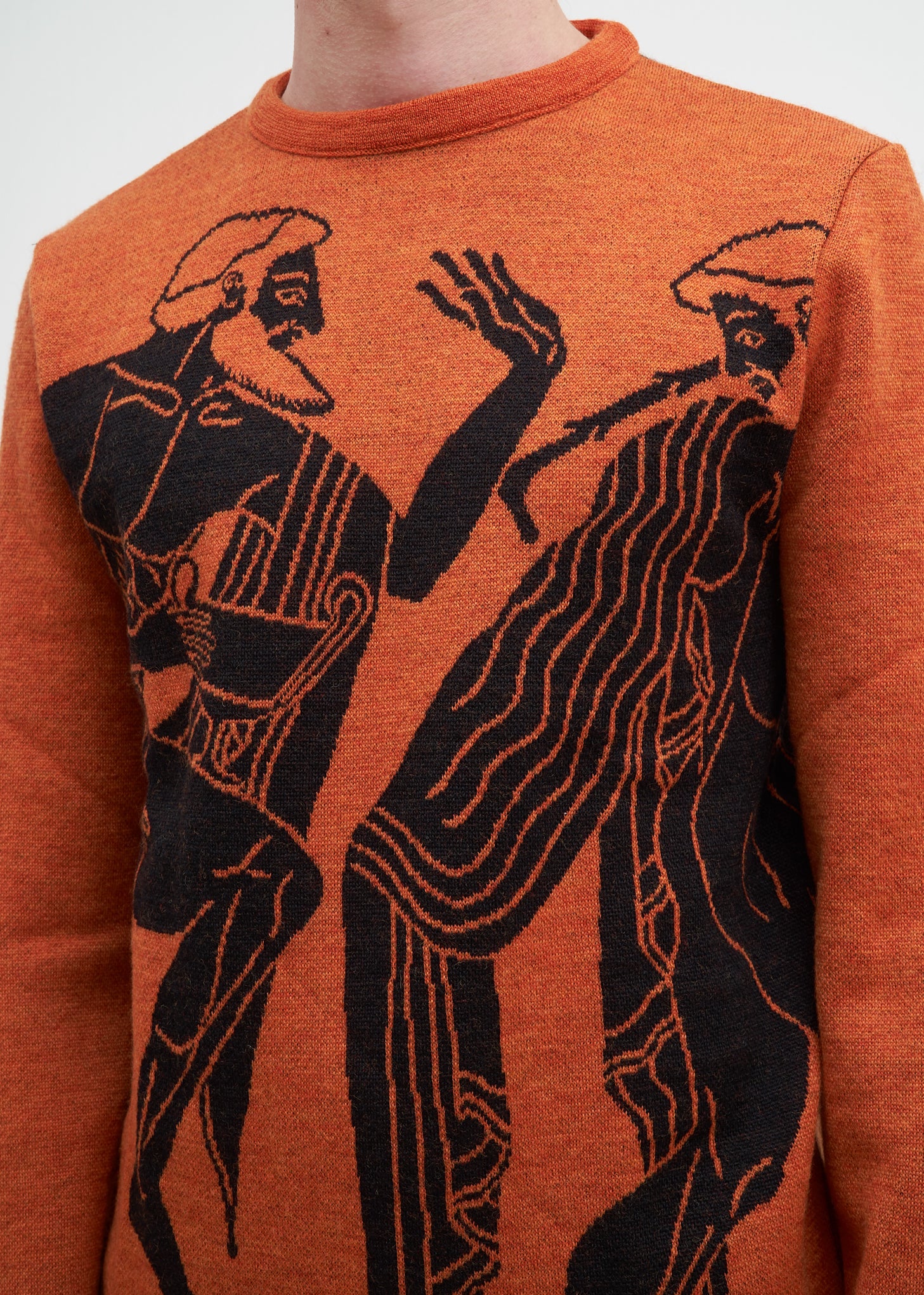 Orange Mike Attika Wool Sweater - Image 5