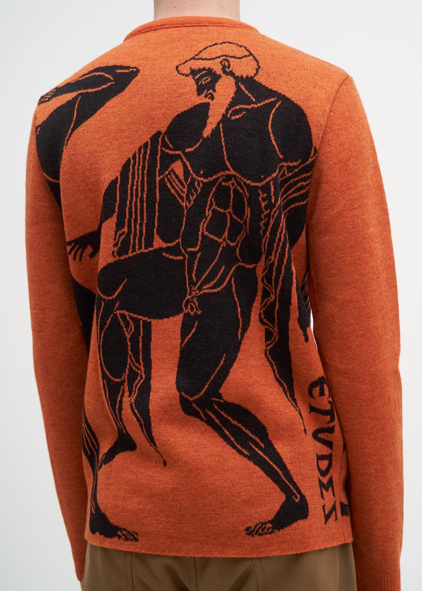 Orange Mike Attika Wool Sweater - Image 6