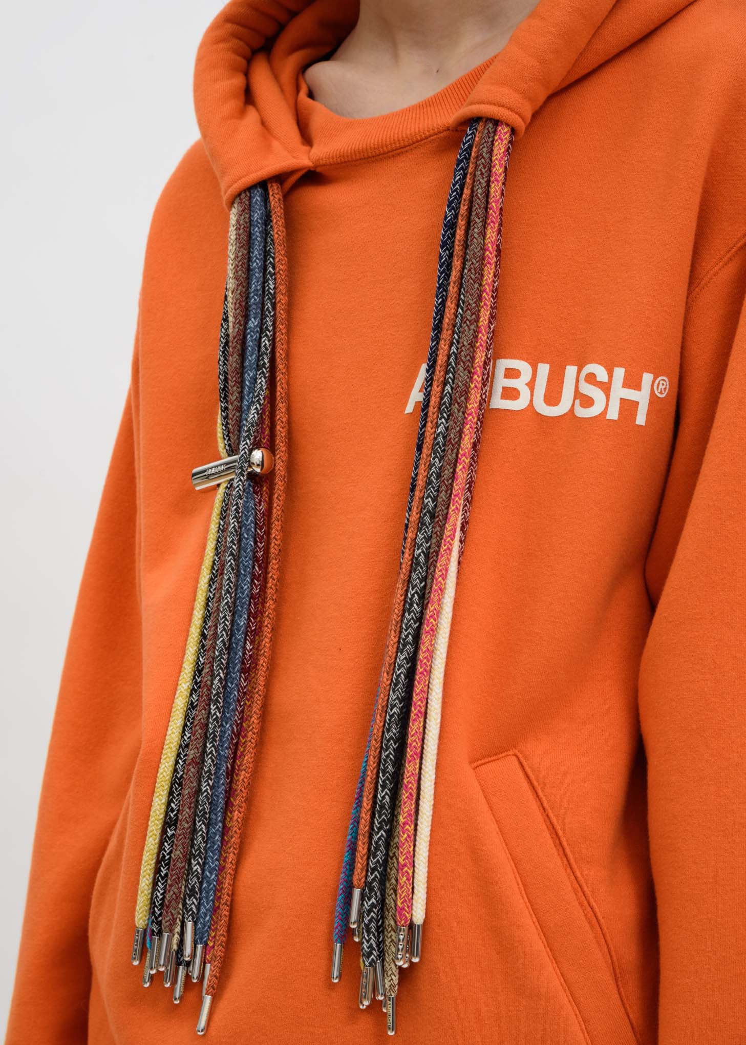 Orange Multi Cord Hoodie - Image 3