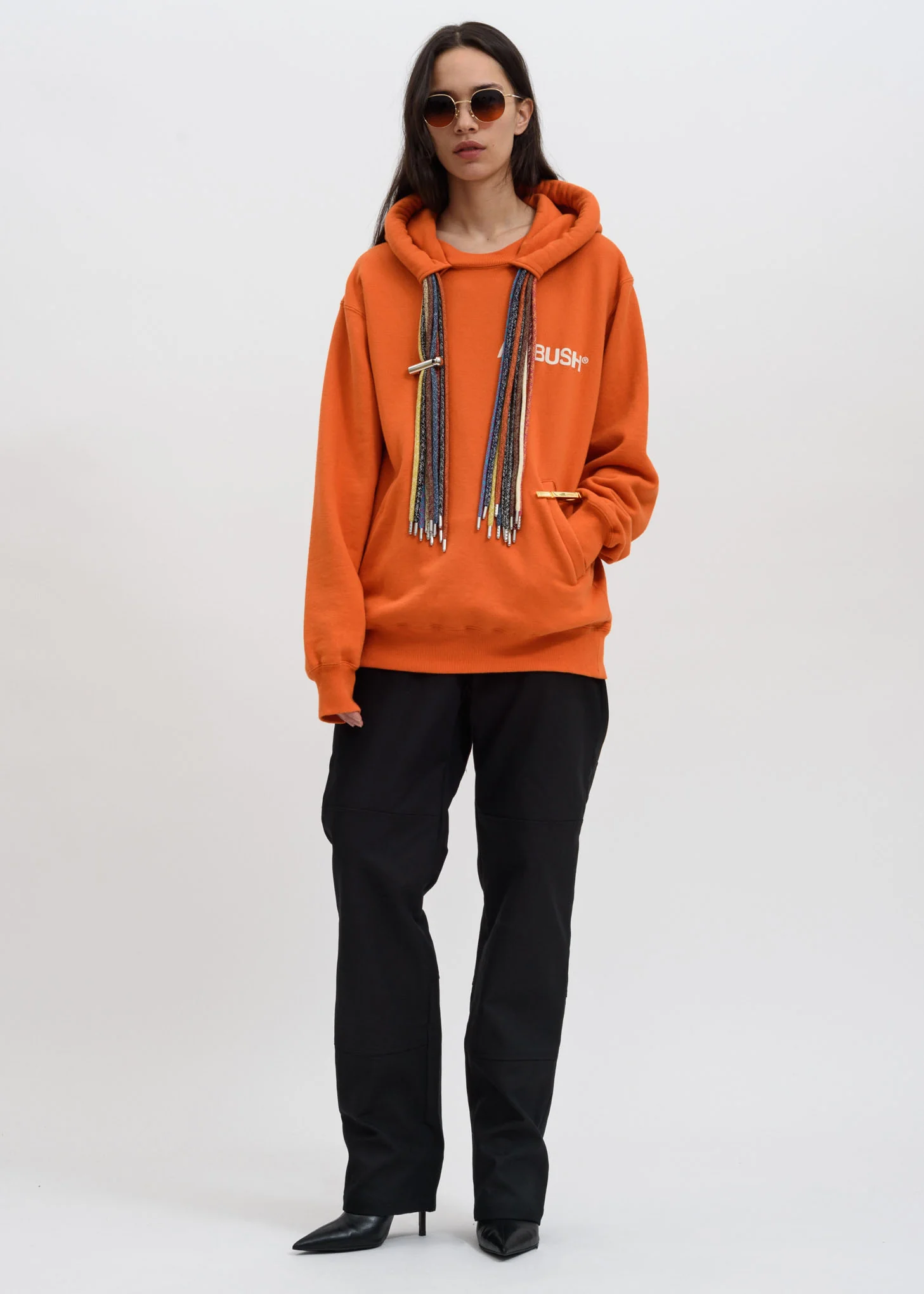 Orange Multi Cord Hoodie - Image 4