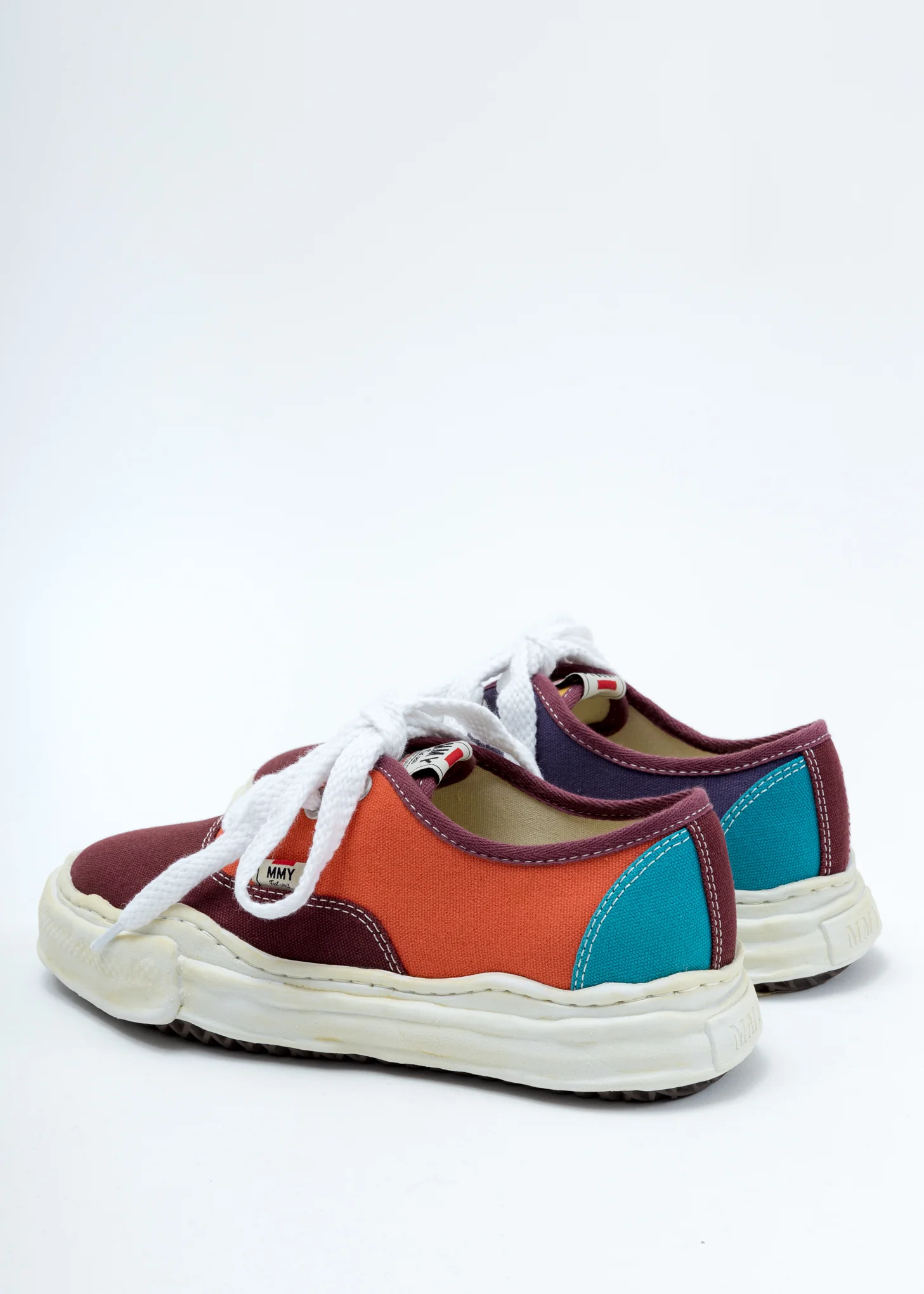 Orange Outer Overdyed Original Sole Low Cut Sneaker - Image 2