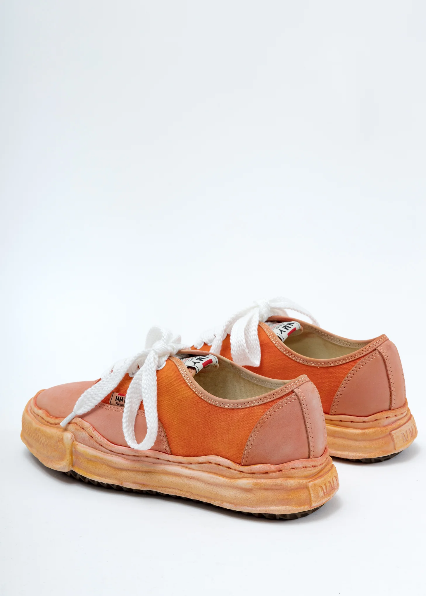 Orange Overdyed Original Sole Low Cut Sneaker - Image 2