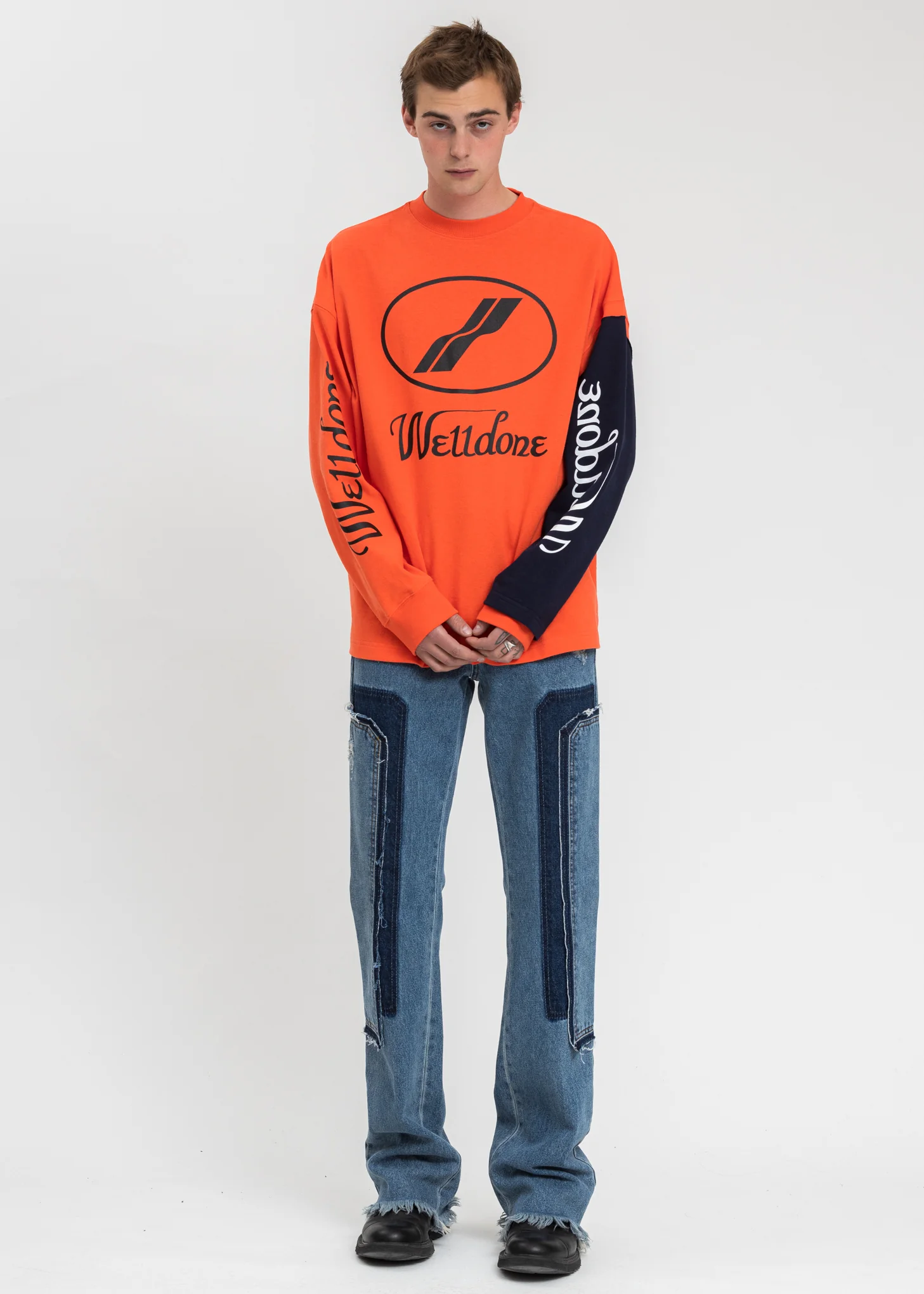 Orange Remake Logo Long Sleeve - Image 5