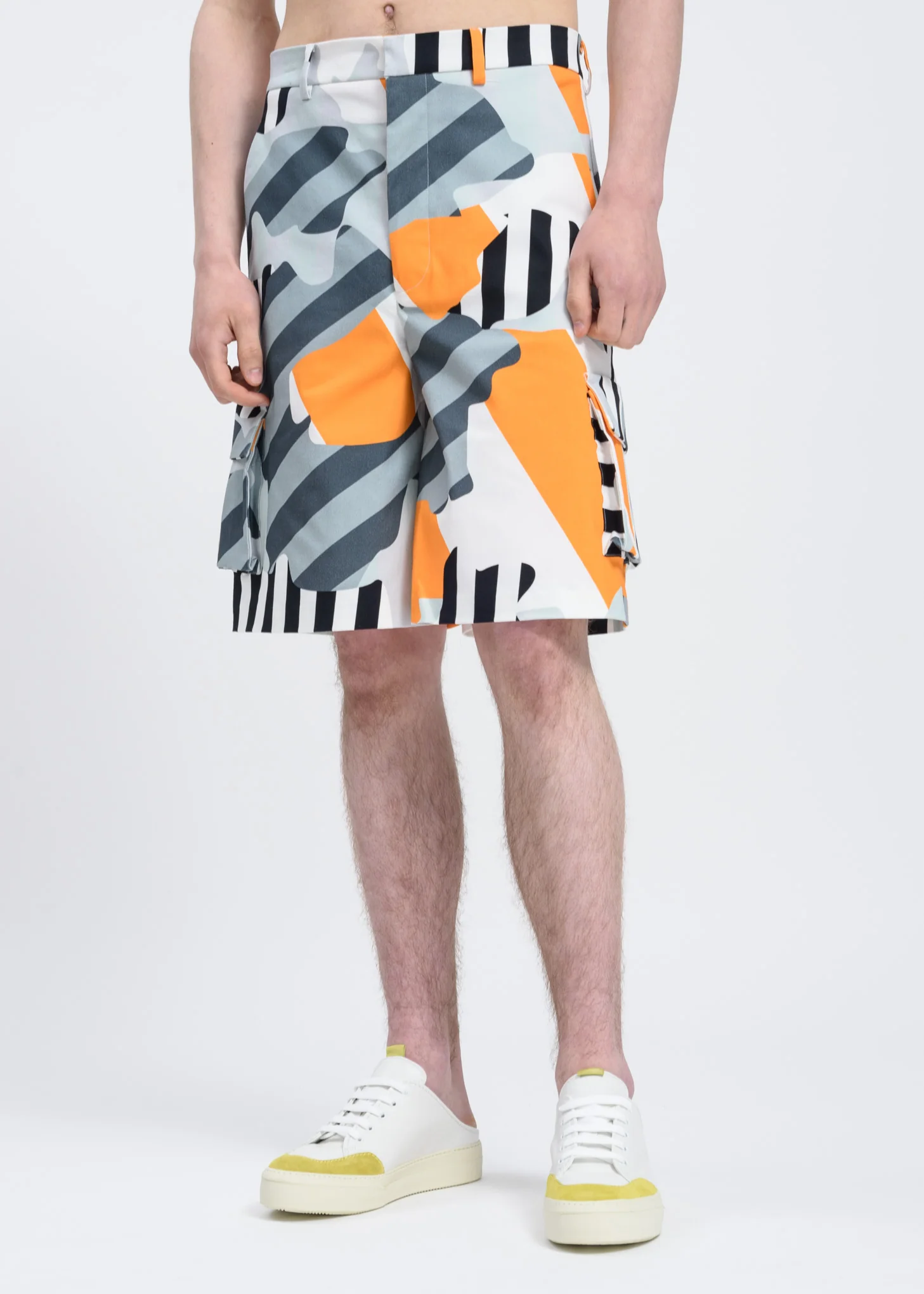 Orange Rigouflage Cargo Shorts