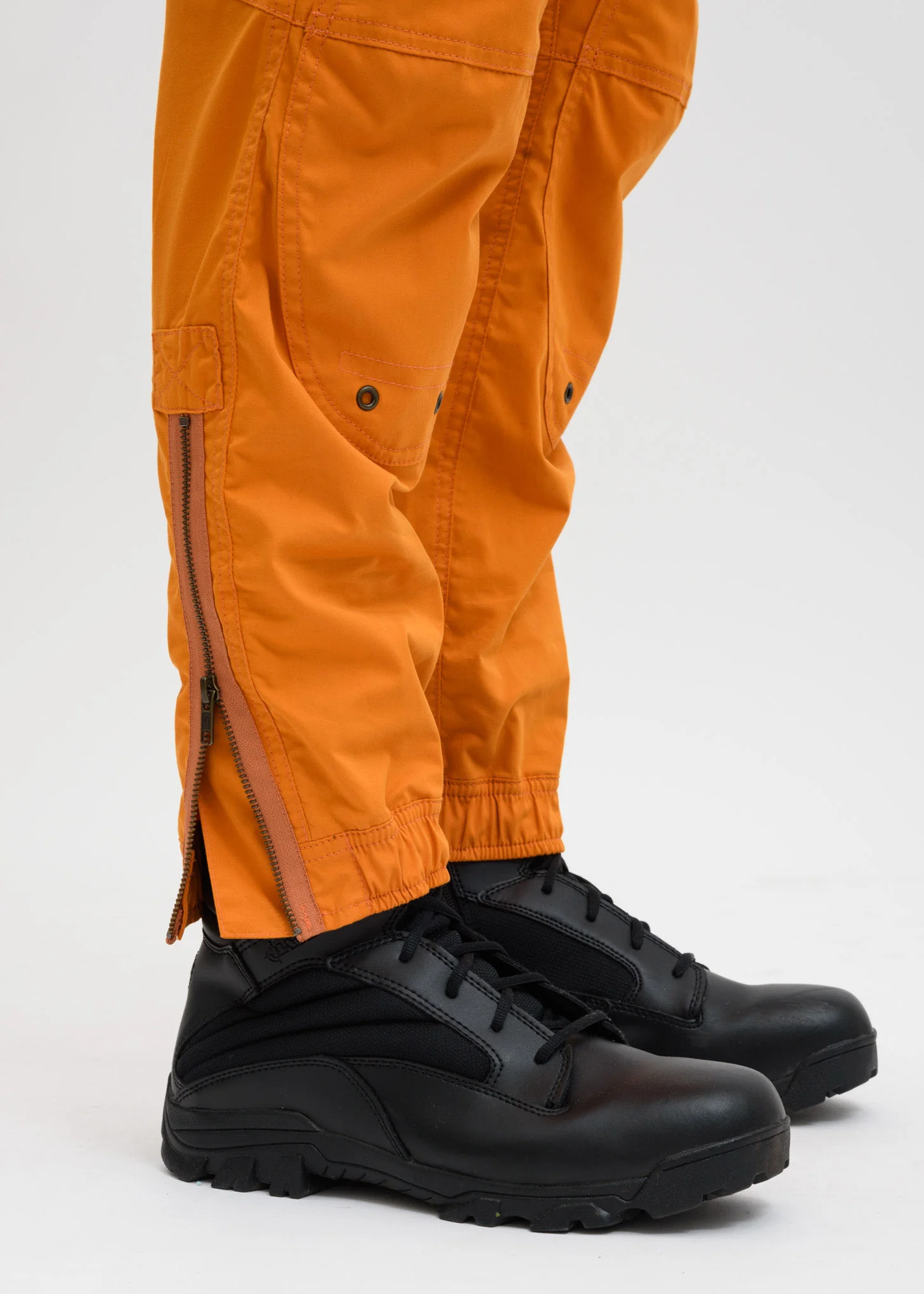 Orange Yolanda Biker Trousers - Image 5