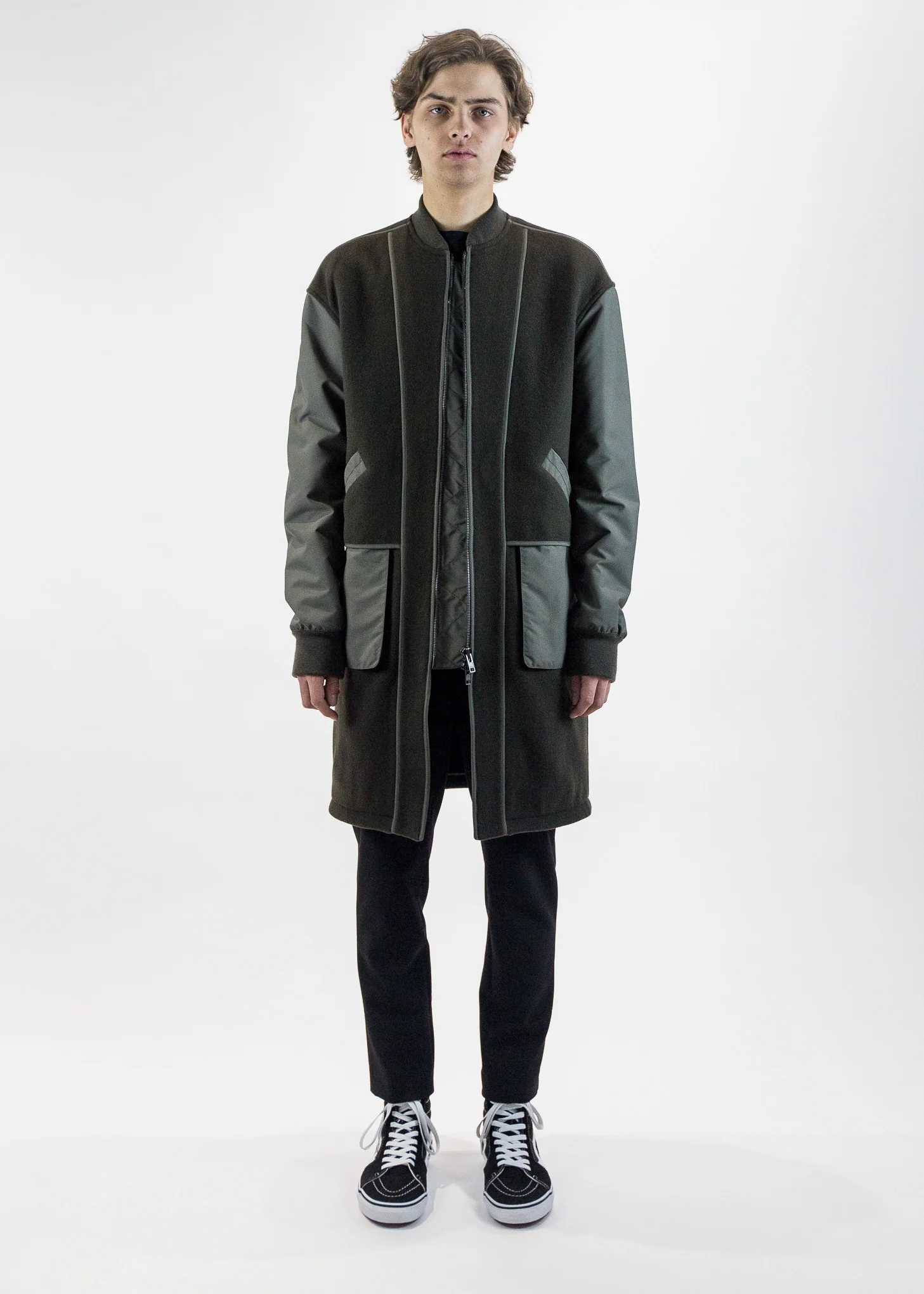 Oversize Bomber Coat - Image 3