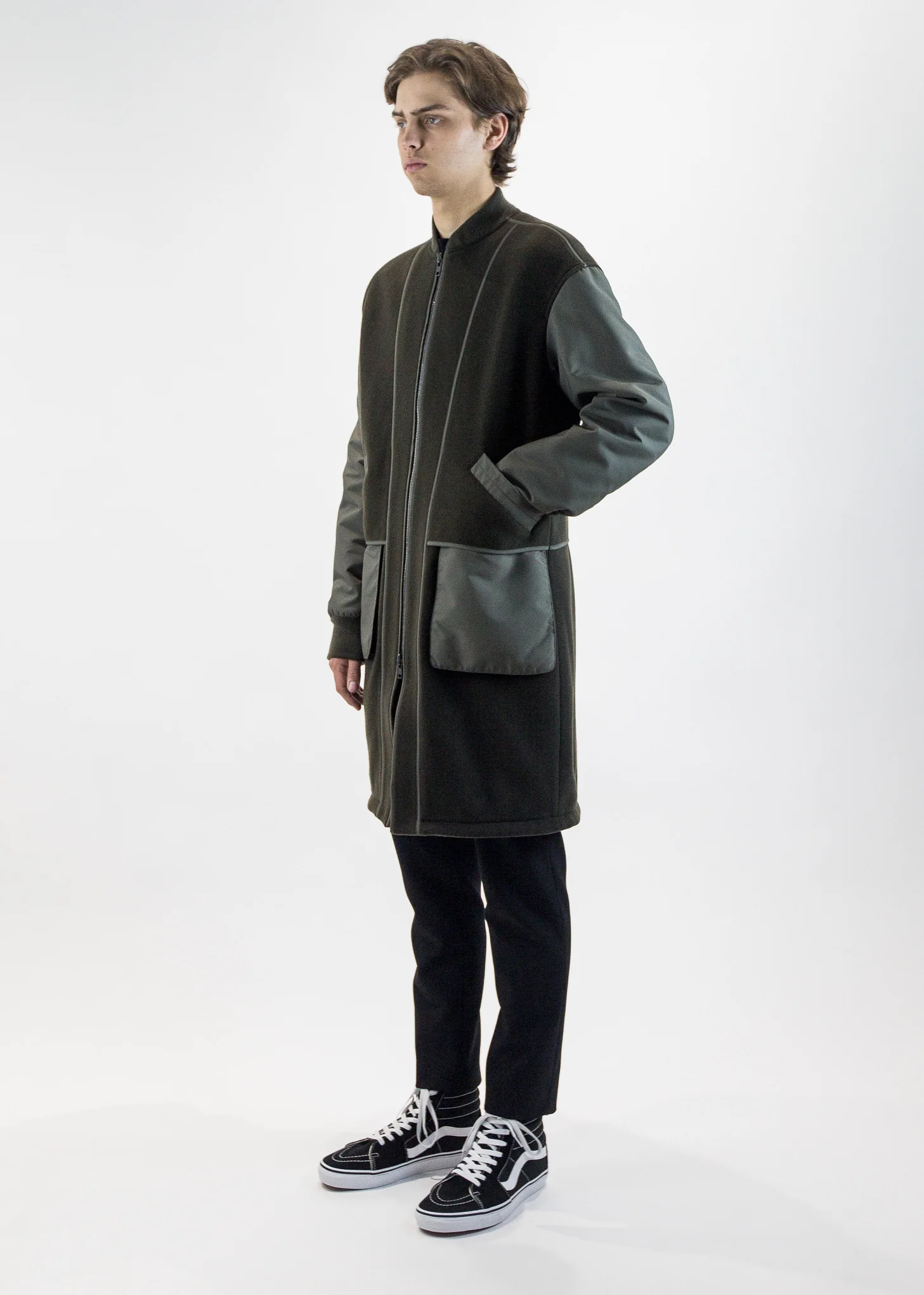 Oversize Bomber Coat - Image 5