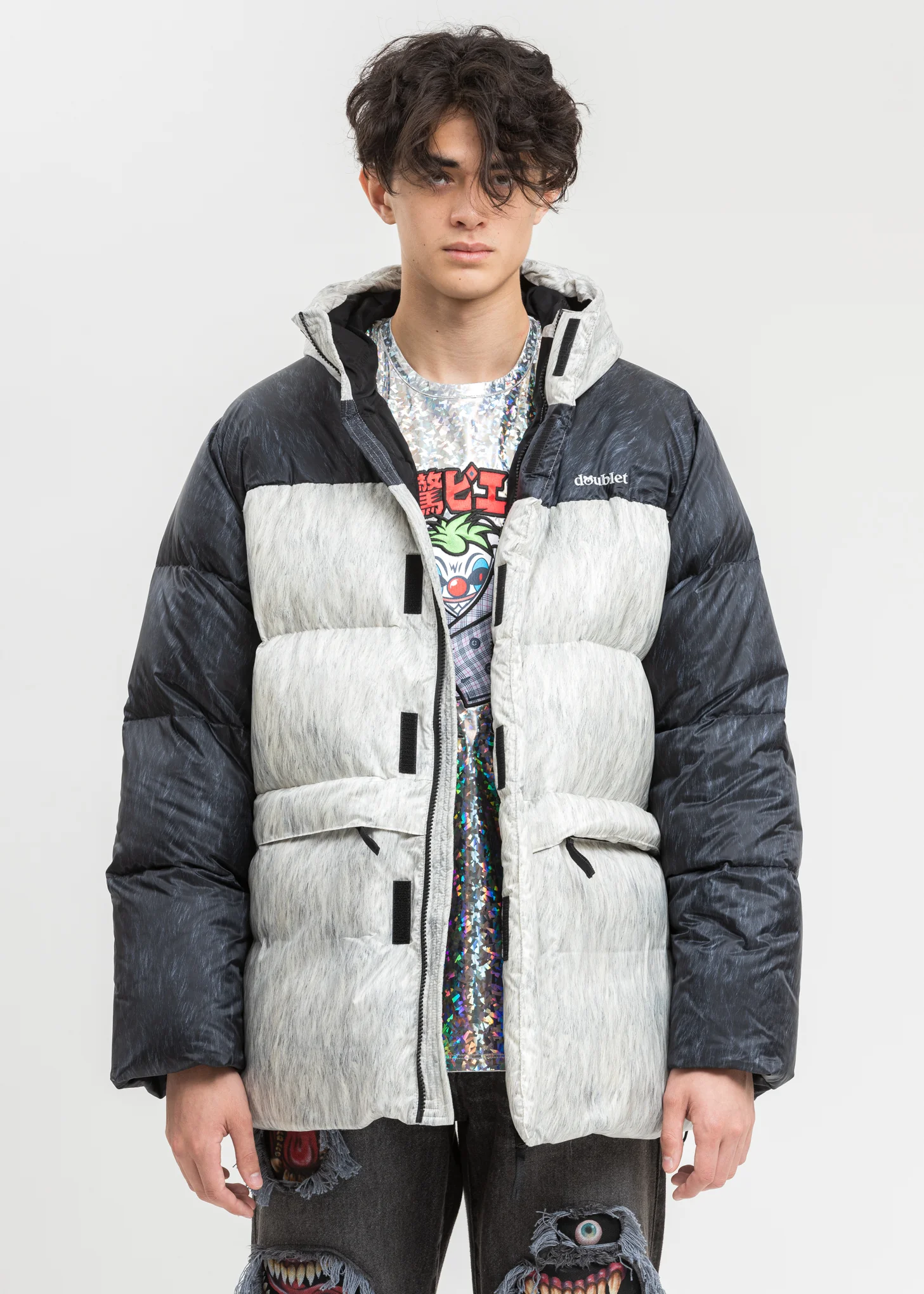 Panda Costume Down Jacket - Image 9
