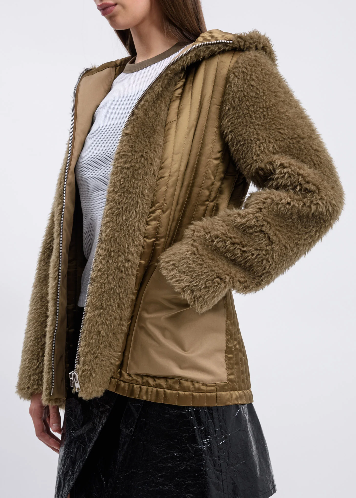 Patina Detachable Fur Liner - Image 3