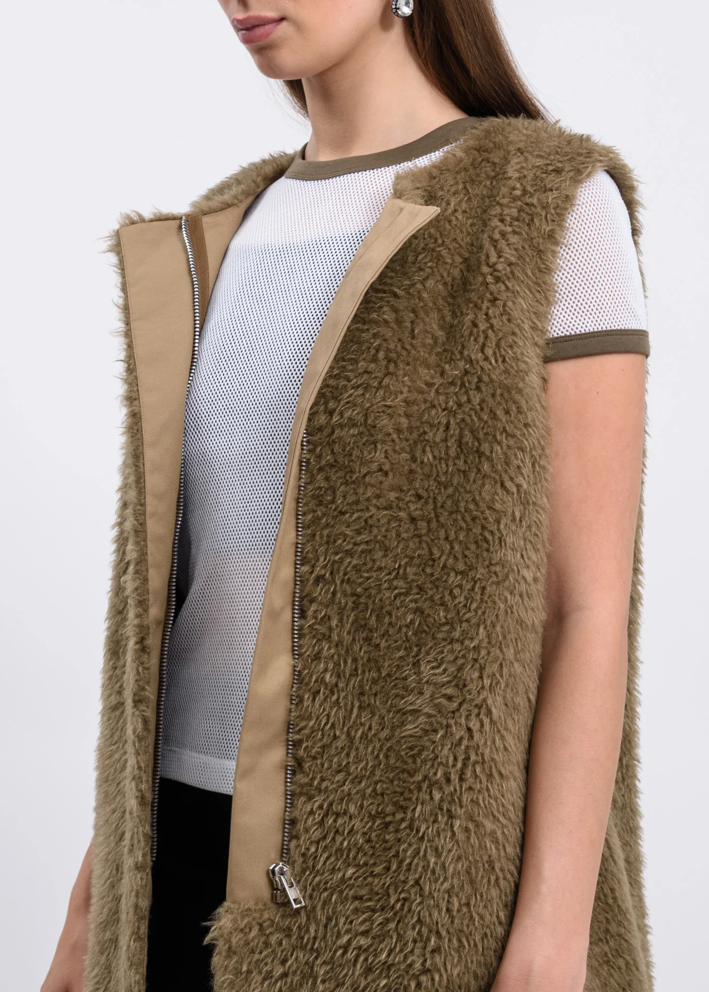 Patina Detachable Fur Liner - Image 8