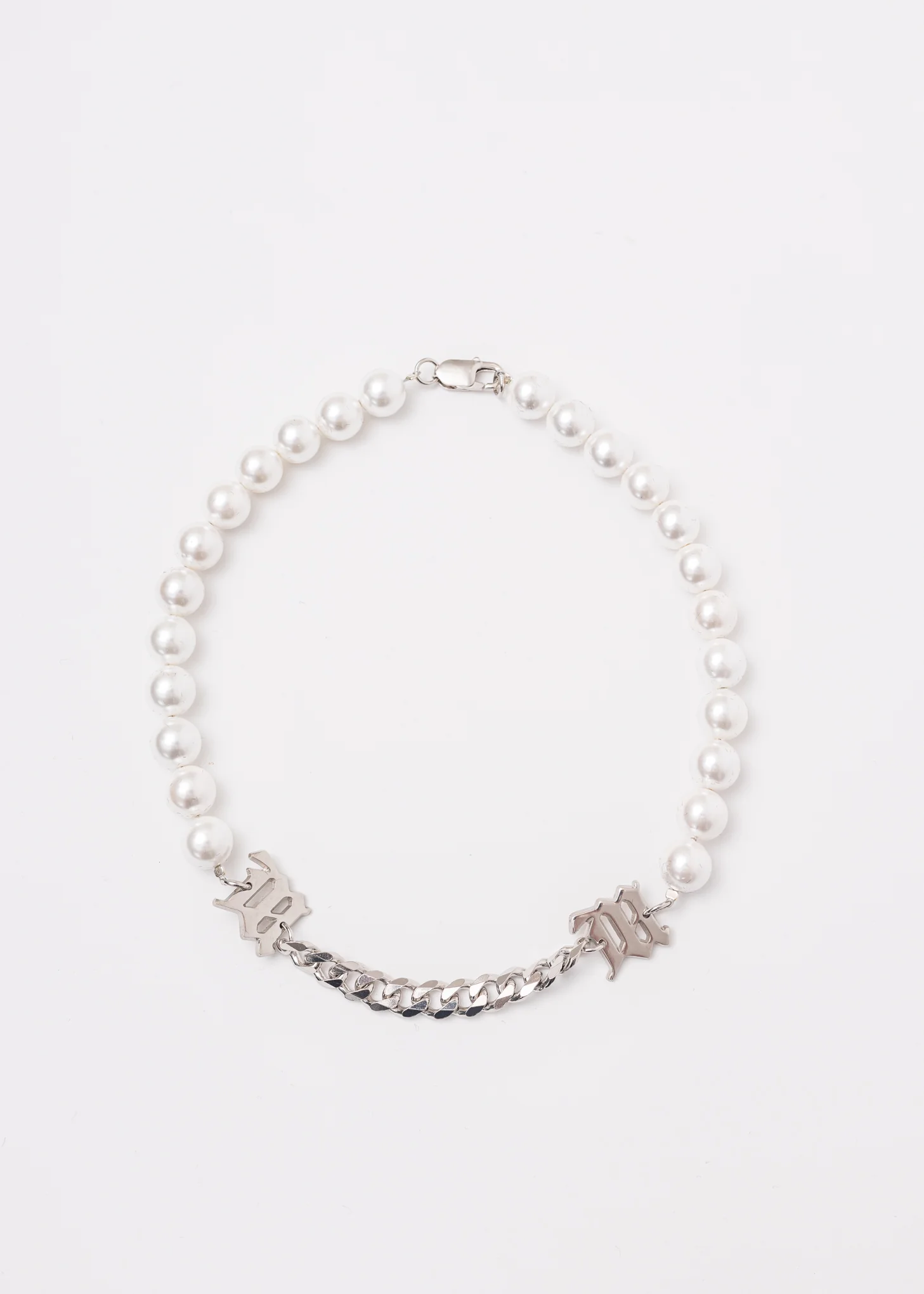 Pearl And Curb Link Choker - Image 4