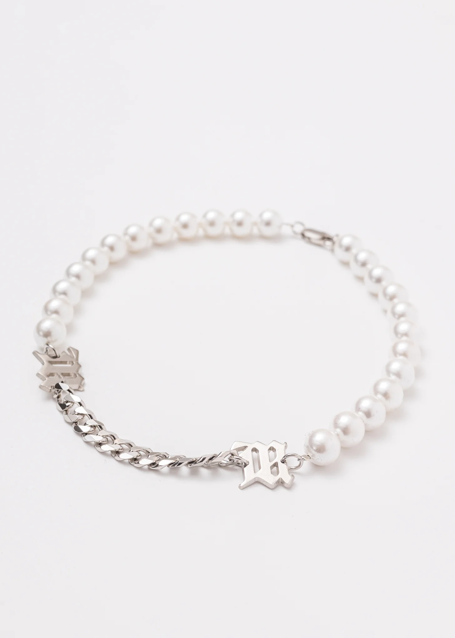 Pearl And Curb Link Choker - Image 5