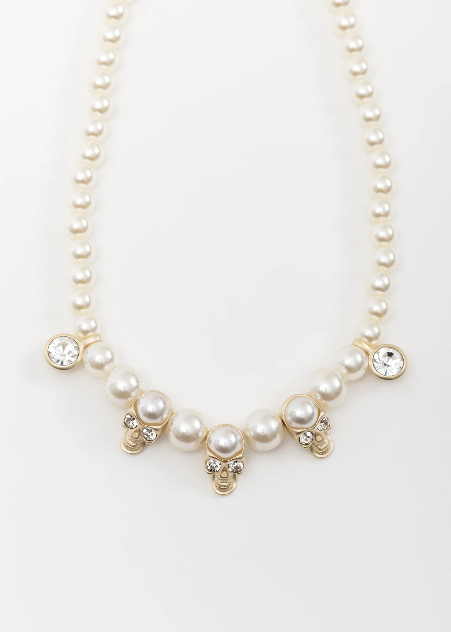 Pearl And Skull Necklace - Image 3