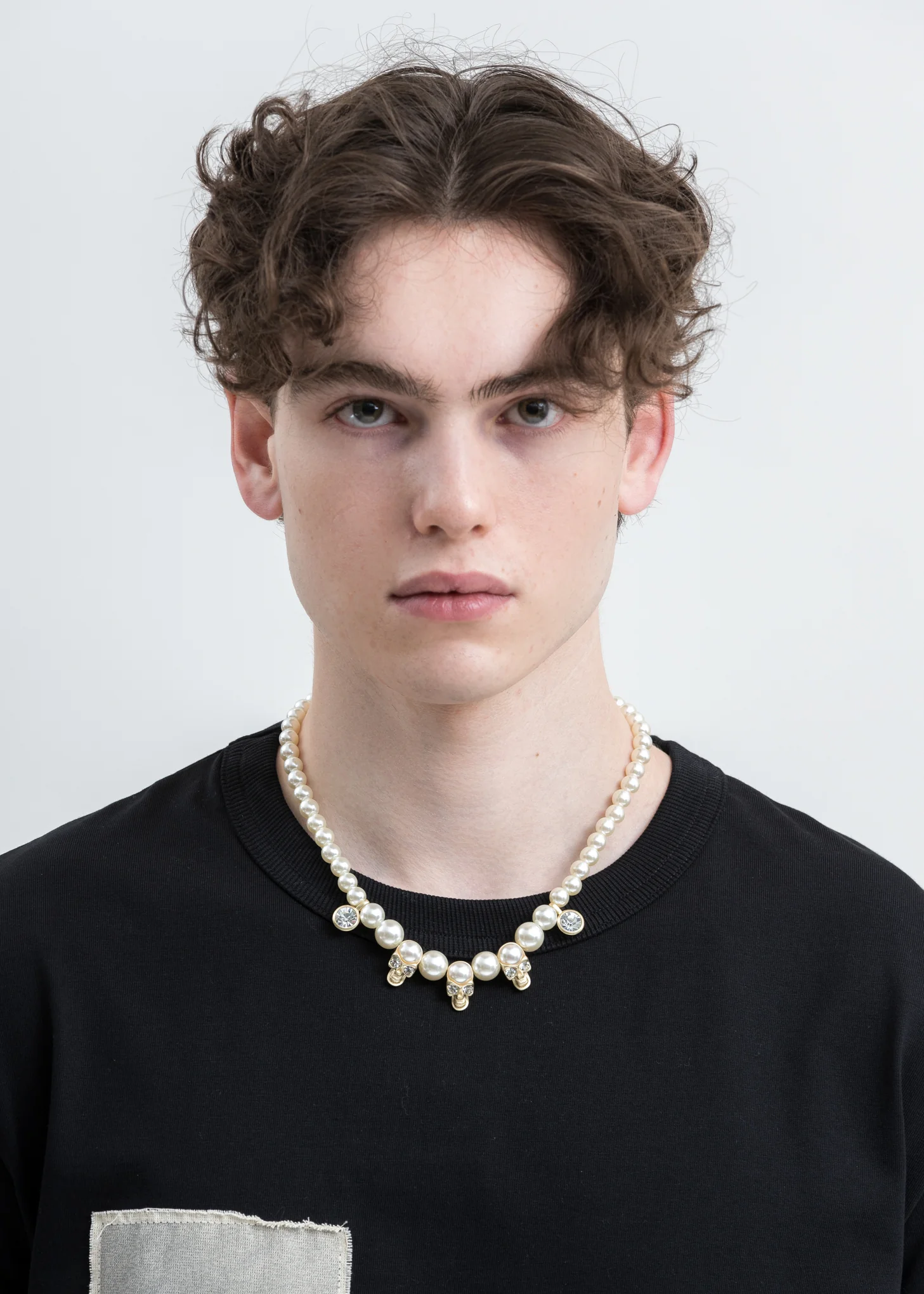 Pearl And Skull Necklace - Image 2