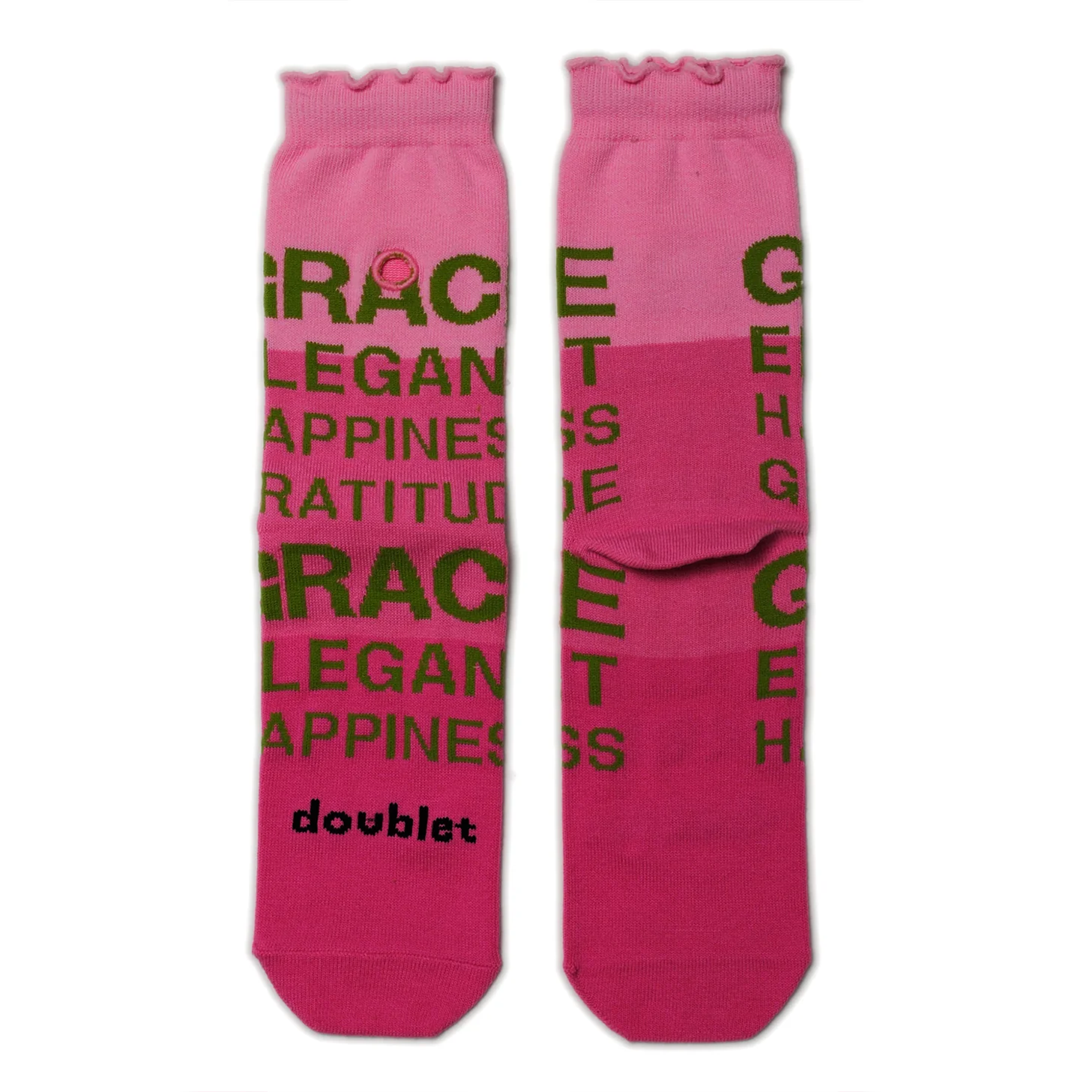 Pink A ROSE Socks - Image 2
