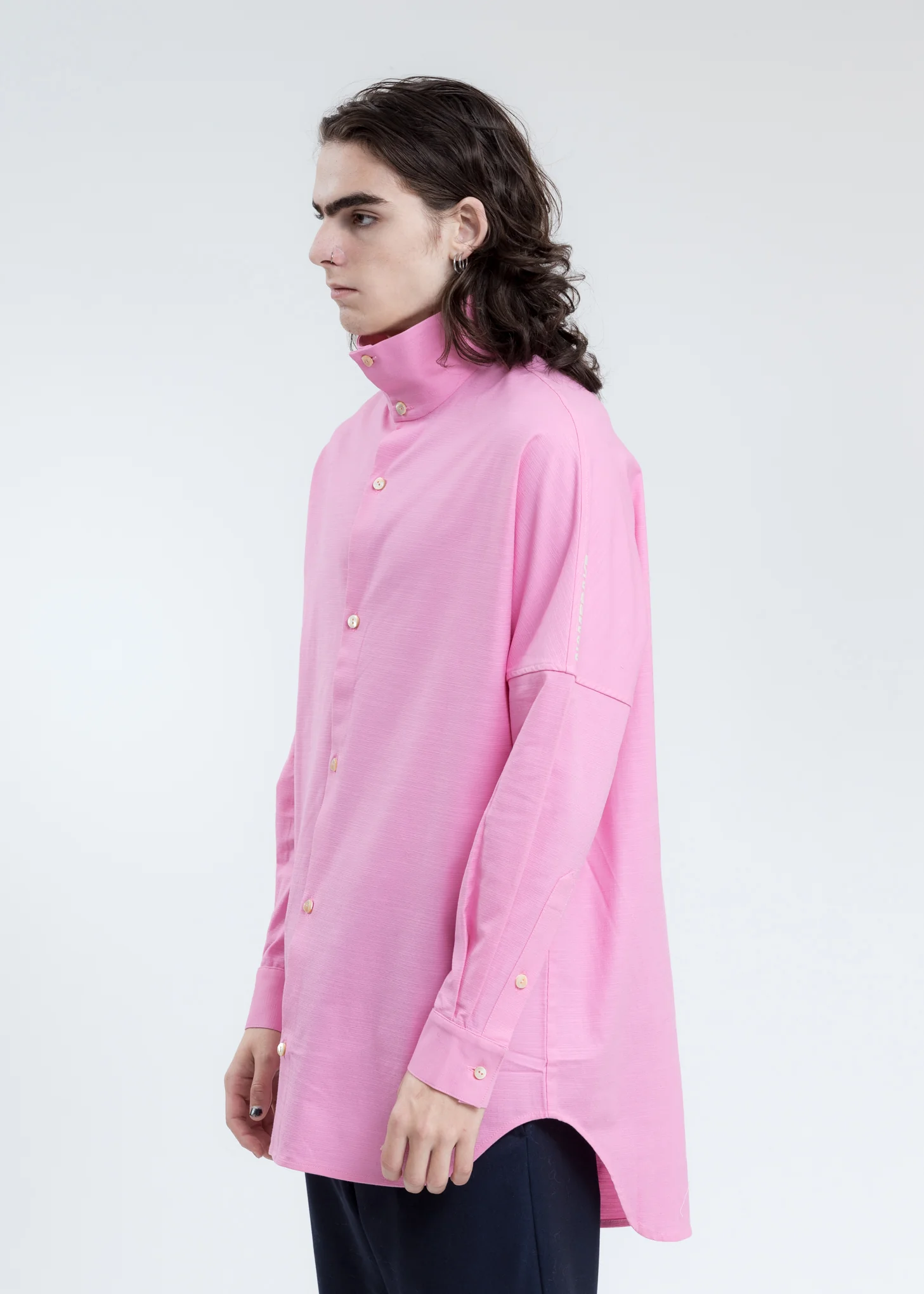 Pink Adams Turtleneck Shirt - Image 3