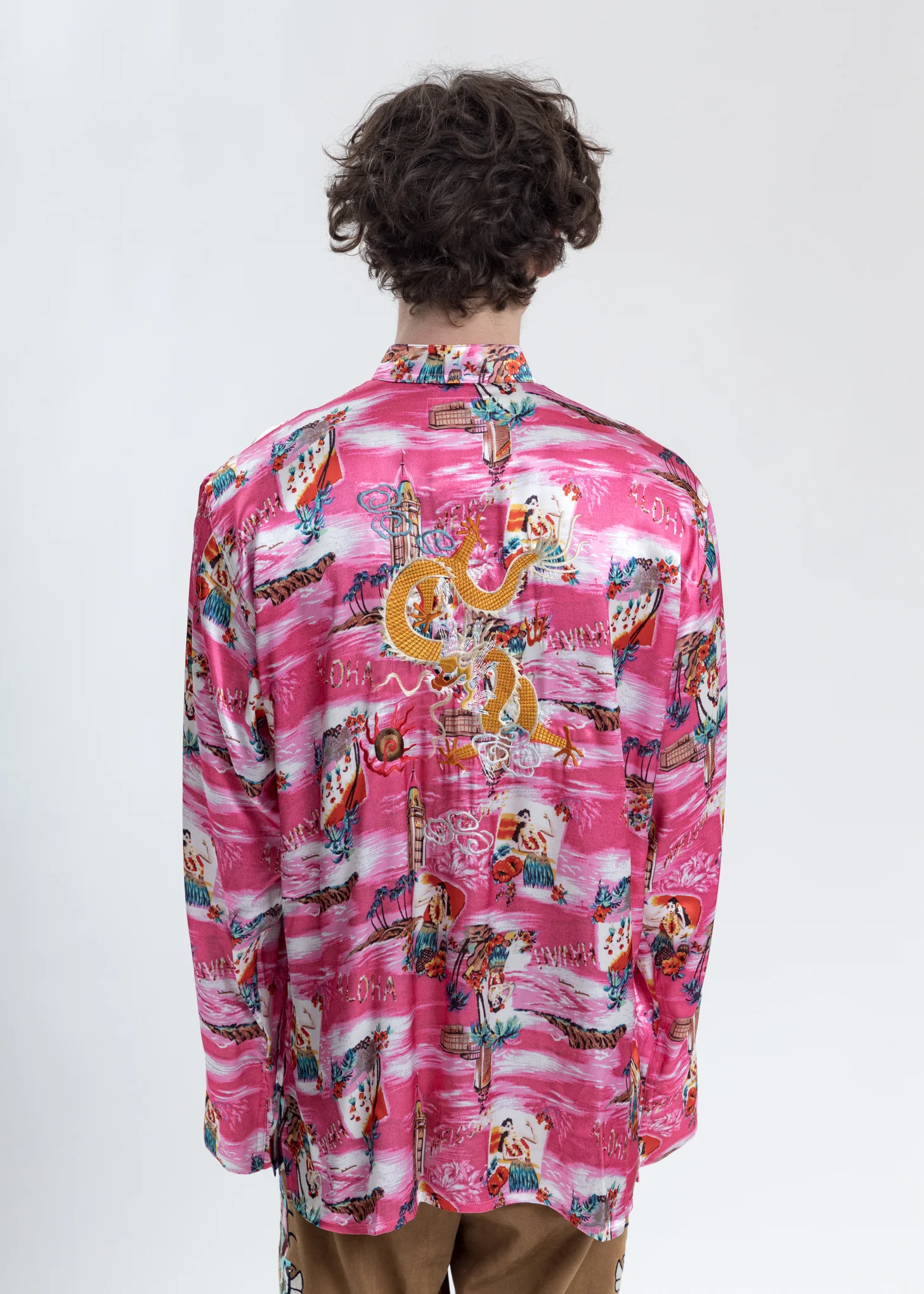 Pink Aloha Kung Fu Shirt - Image 2
