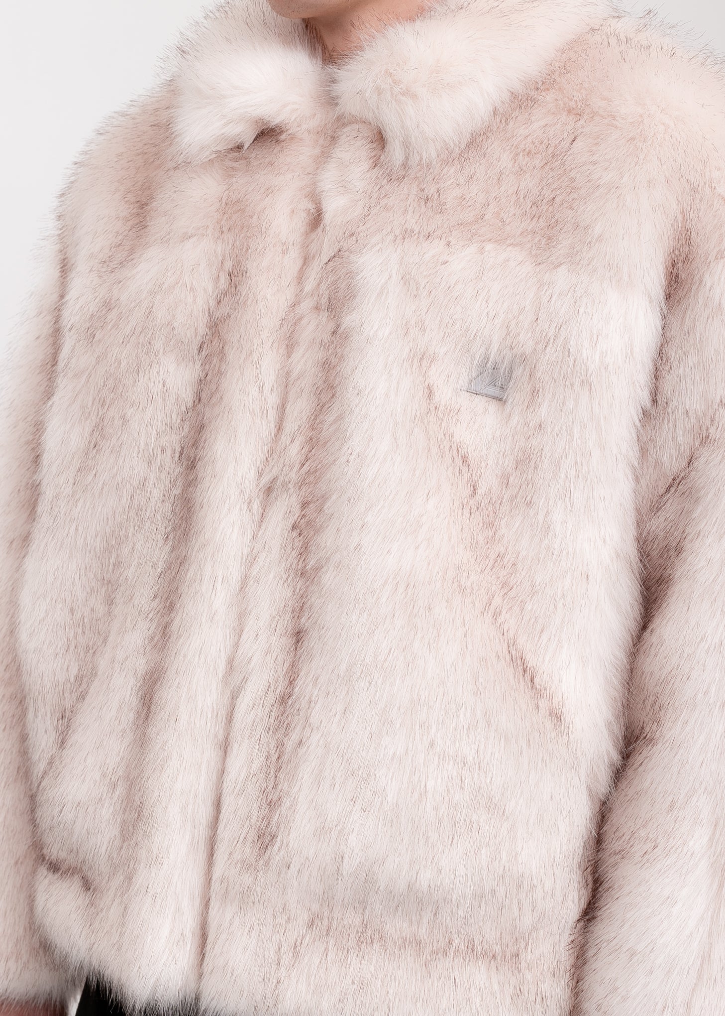 Pink And Black Faux Fur Trucker Jacket - Image 4