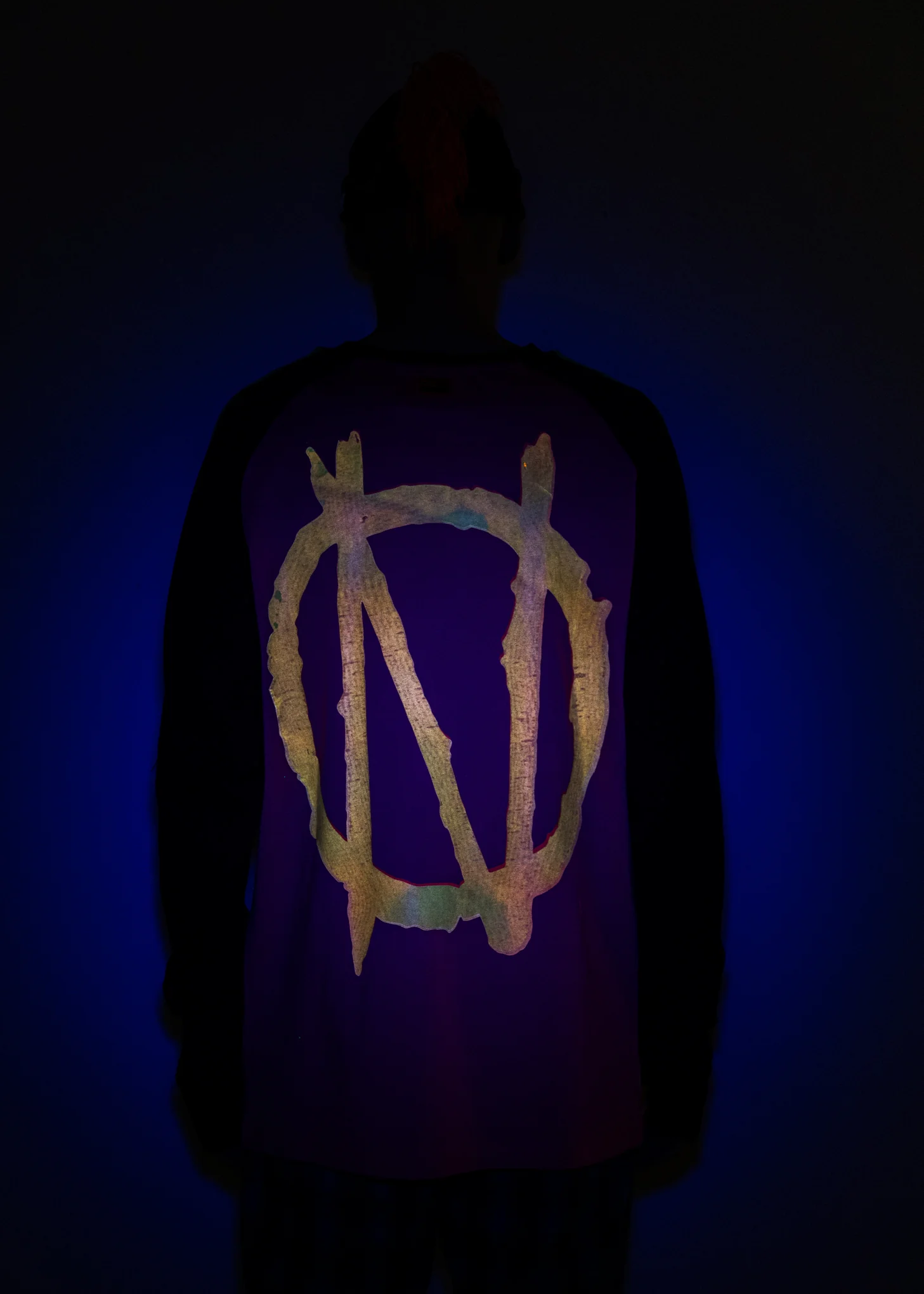 Pink And Navy "HATE PEOPLE LOVE PERSON" Long Sleeve T-Shirt - Image 3