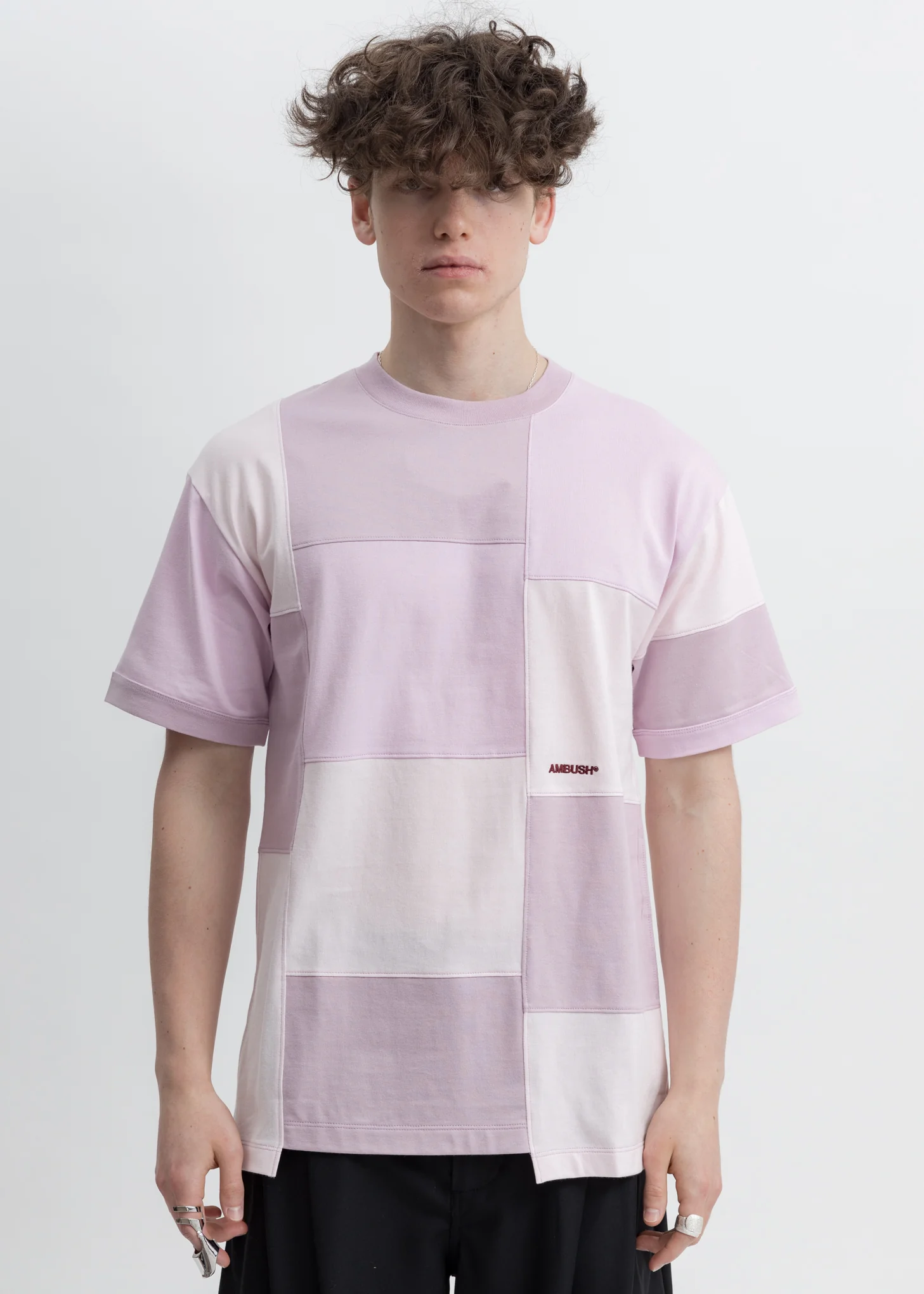Pink Block Panel T-Shirt