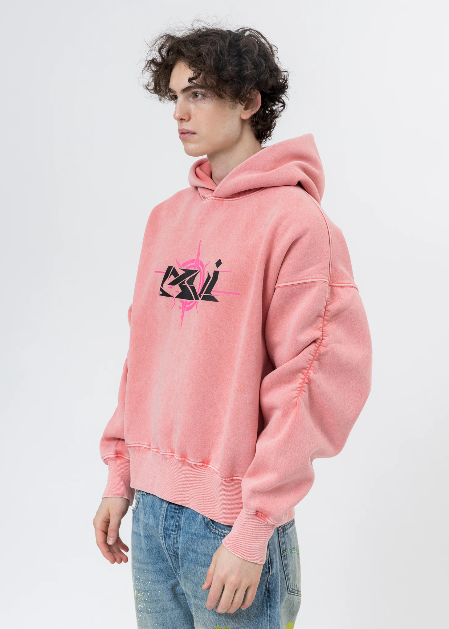 Pink Butterfly Rib Cage Hoodie - Image 3