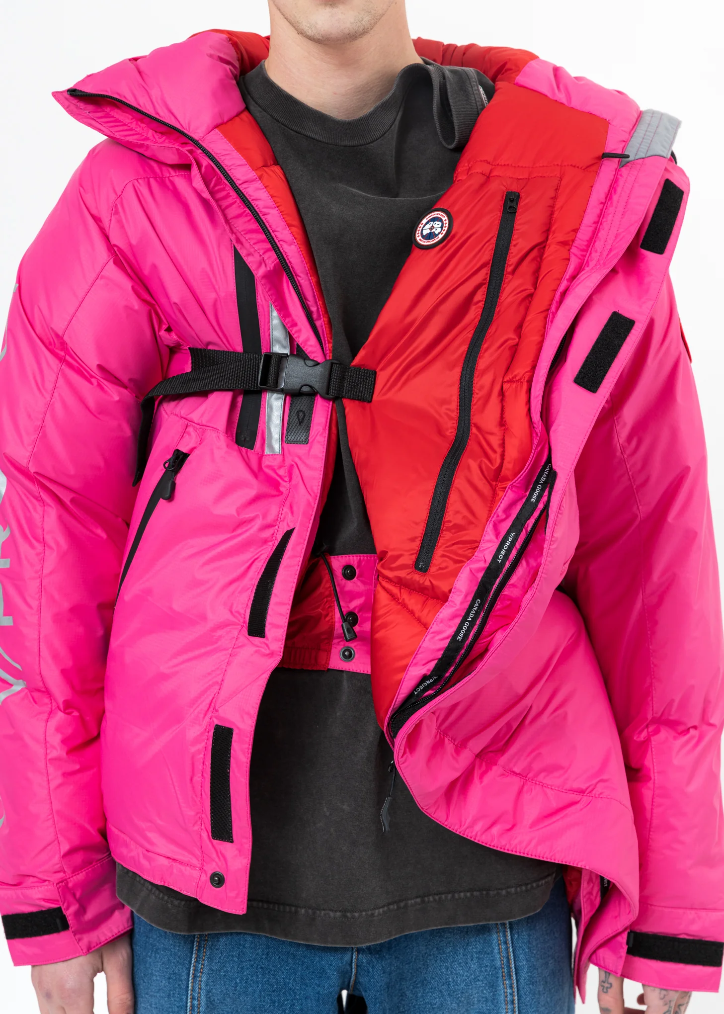 Pink Canada Goose Edition Down Skreslet Jacket - Image 7