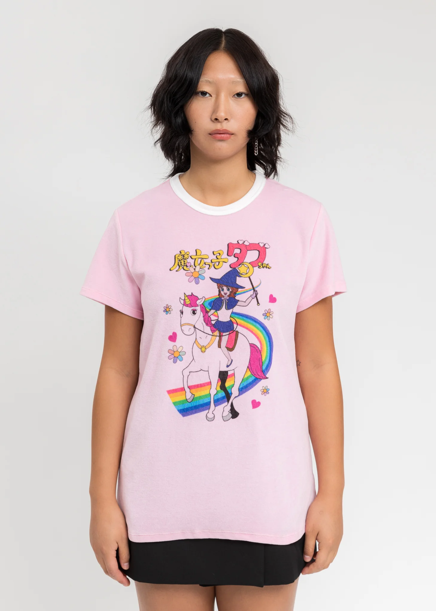 Pink Character Velour T-Shirt