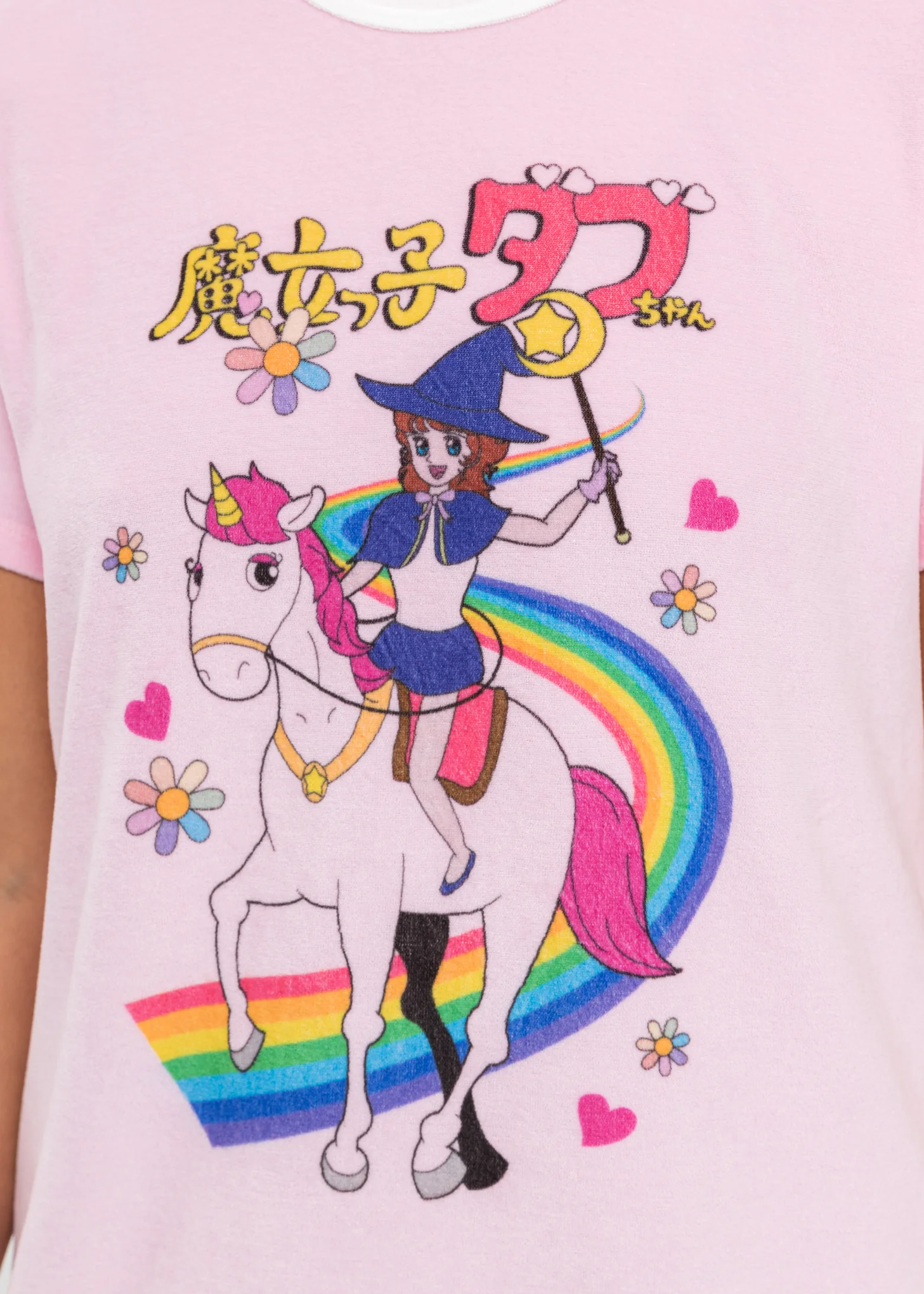 Pink Character Velour T-Shirt - Image 2