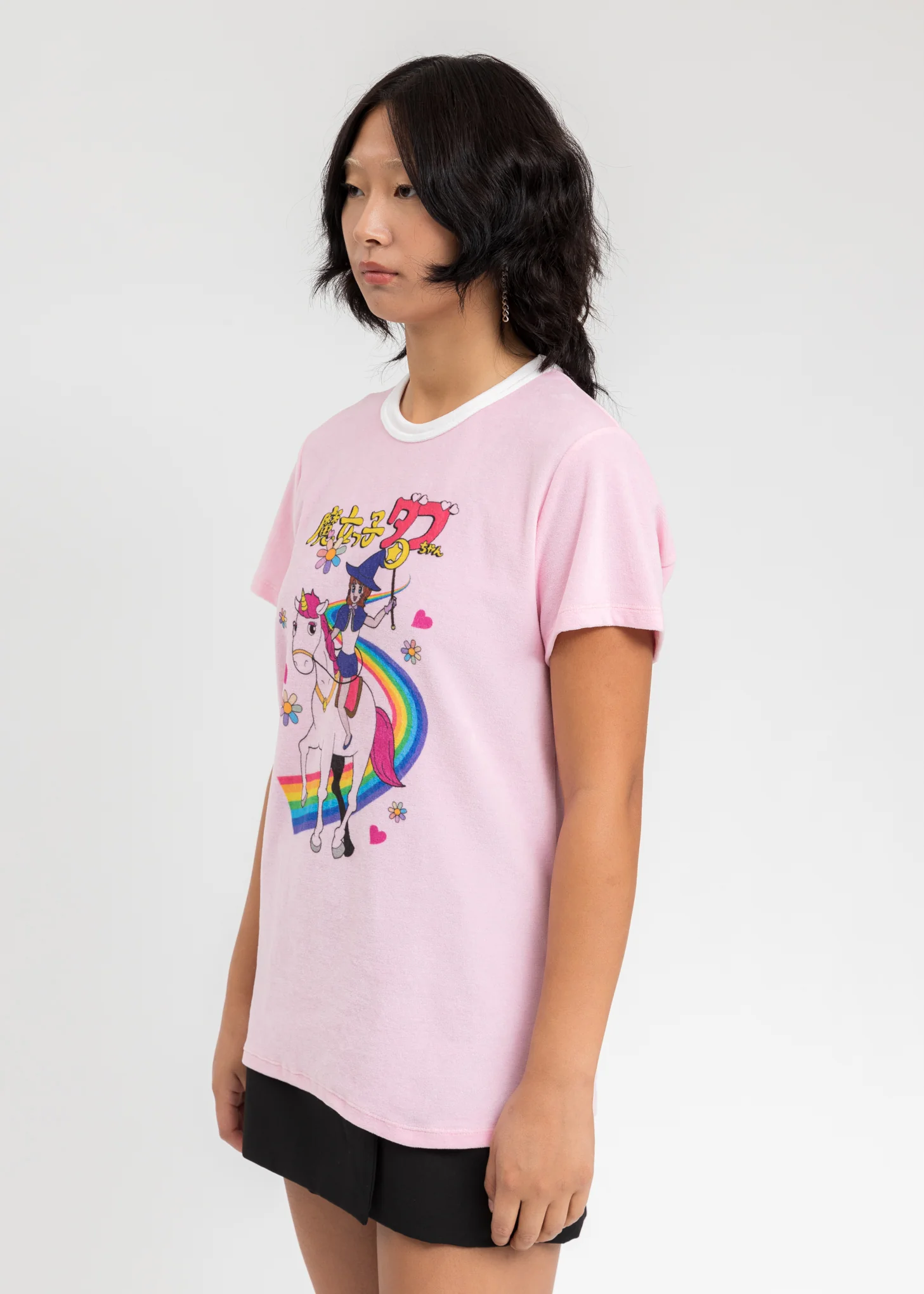 Pink Character Velour T-Shirt - Image 3