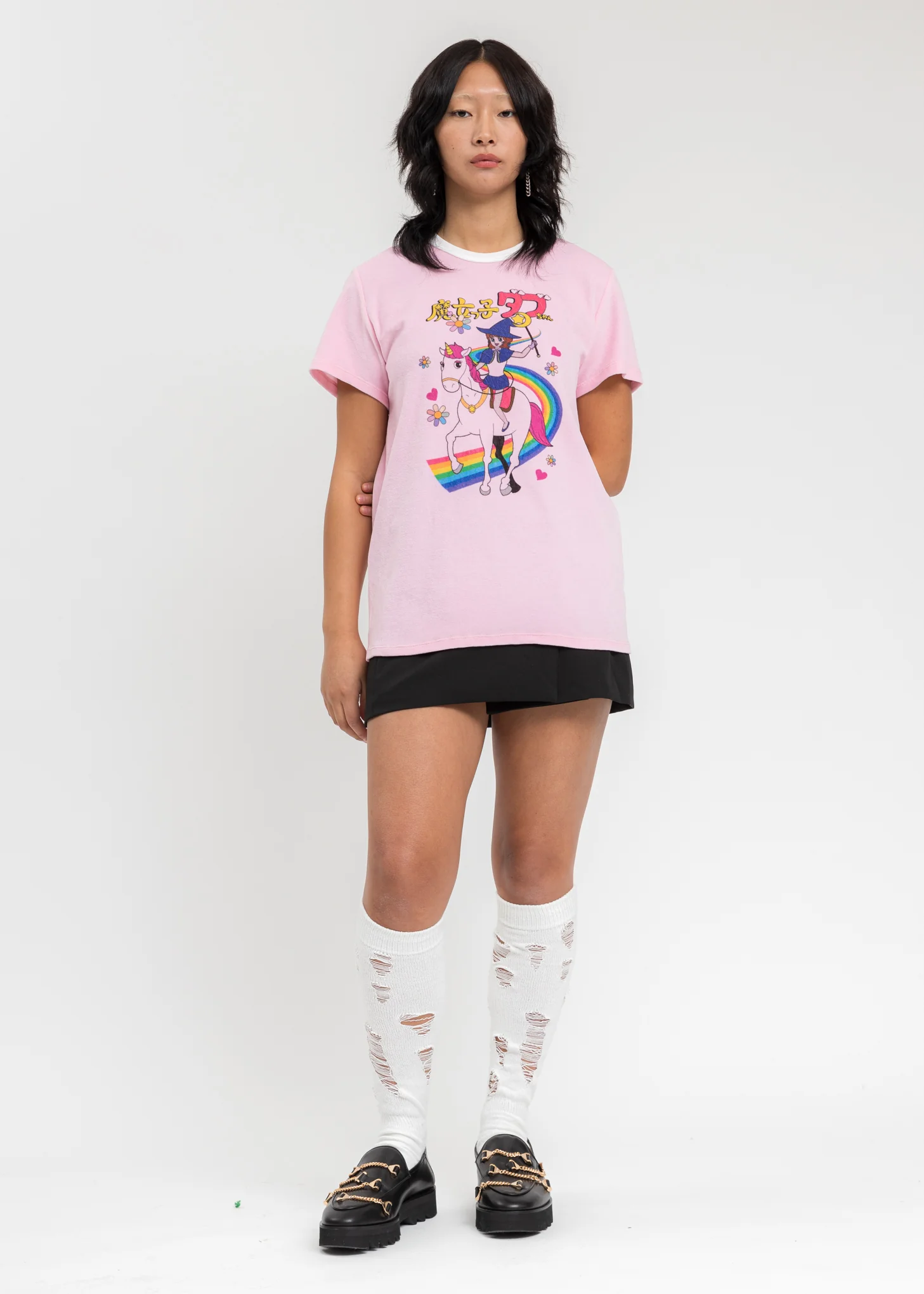 Pink Character Velour T-Shirt - Image 5