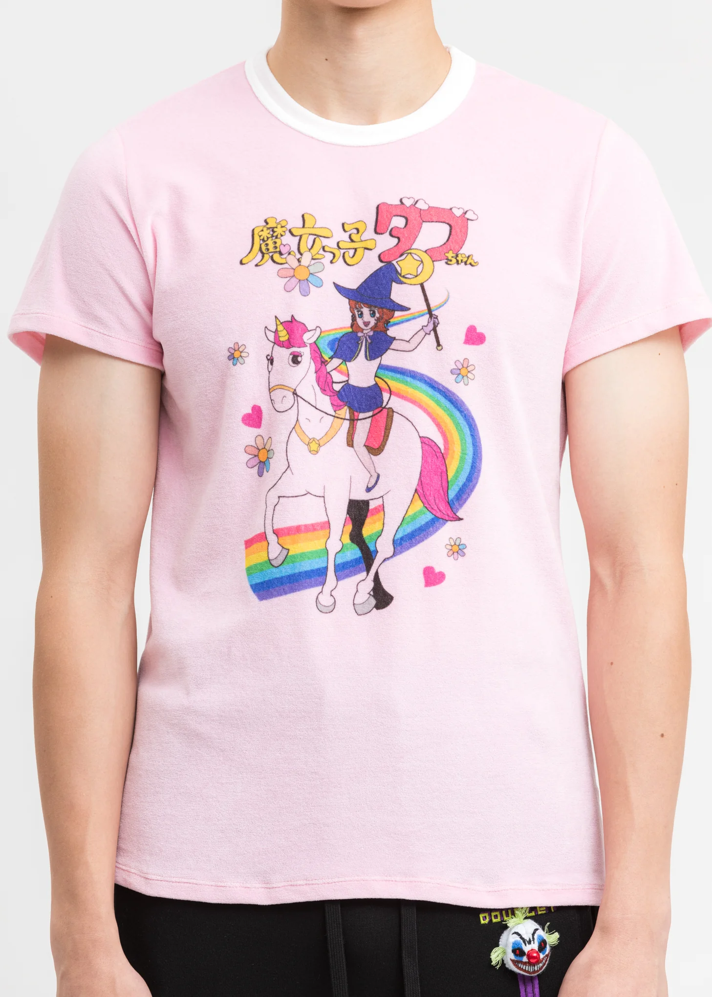 Pink Character Velour T-Shirt - Image 2