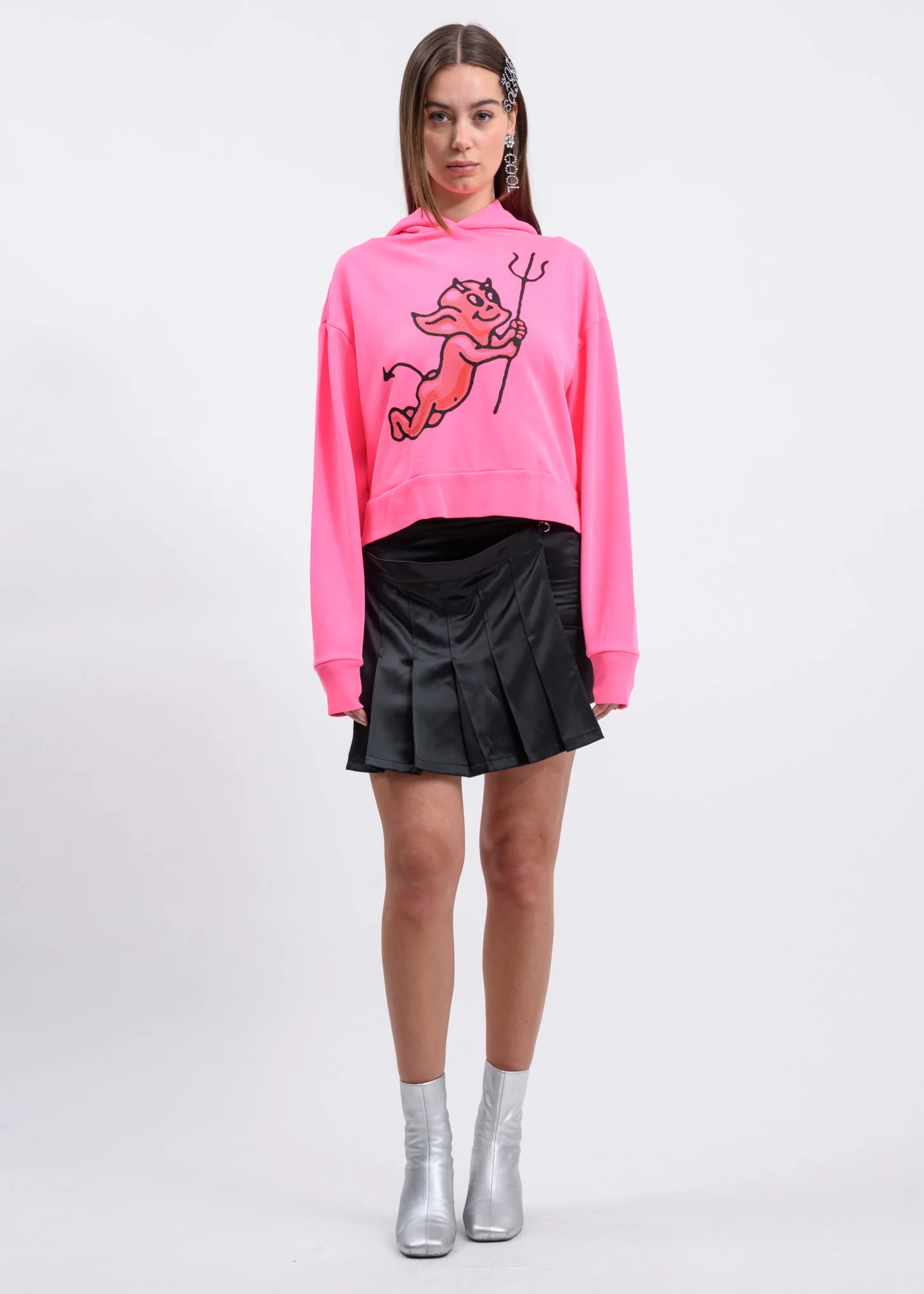 Pink Cherub Devil Hoodie - Image 5