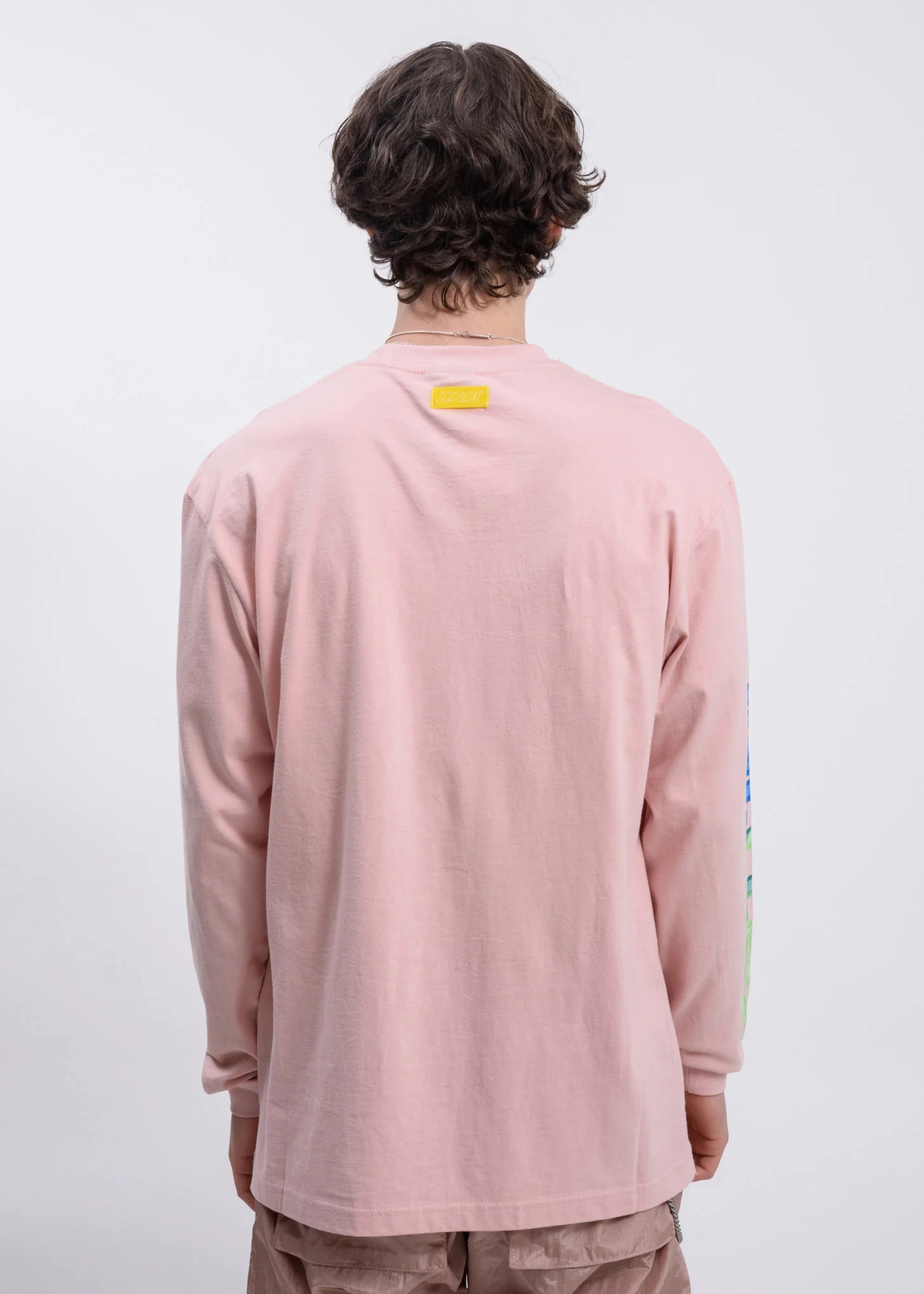 Pink Chest Logo Long Sleeve - Image 3