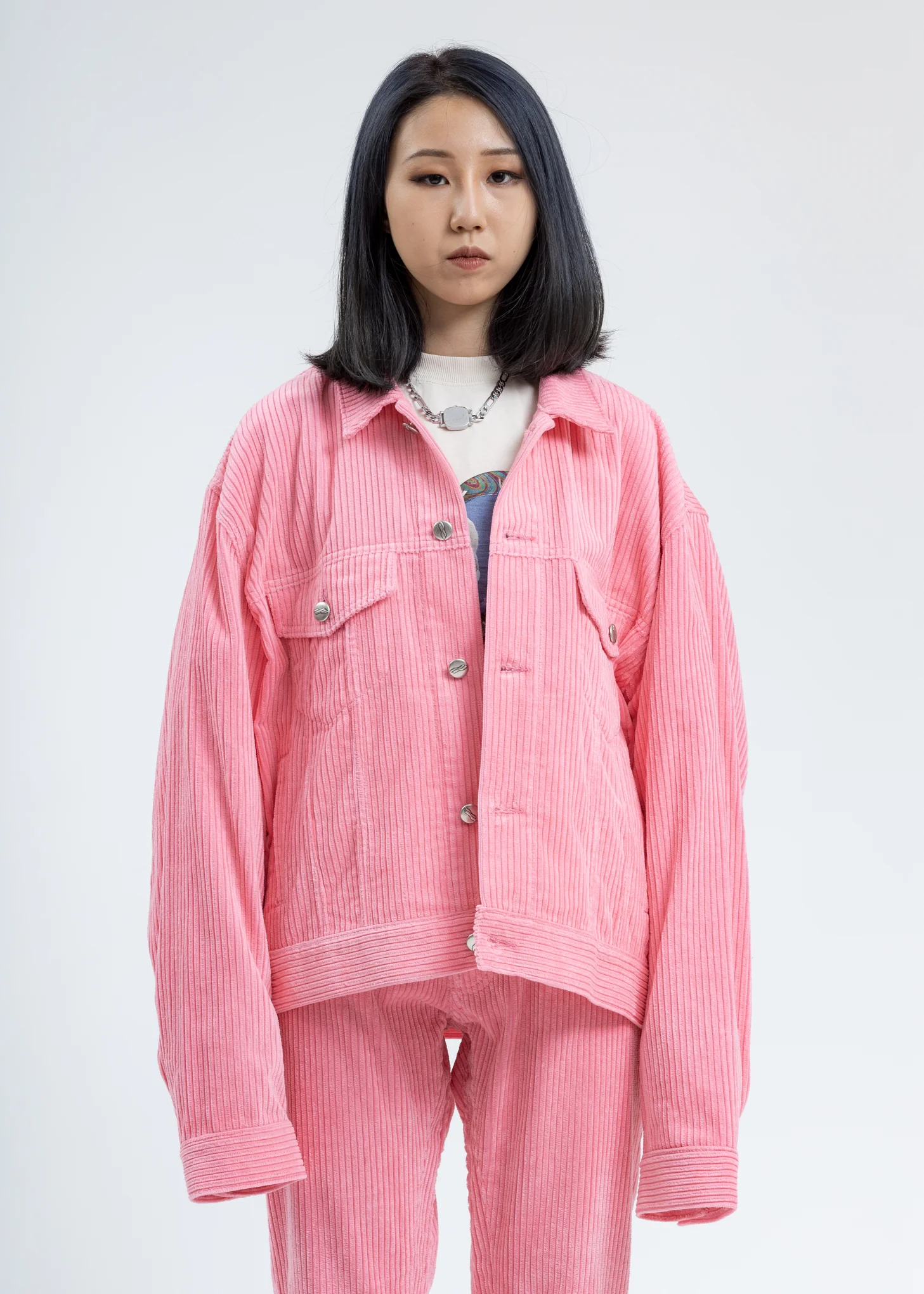 Pink Corduroy Jacket - Image 3