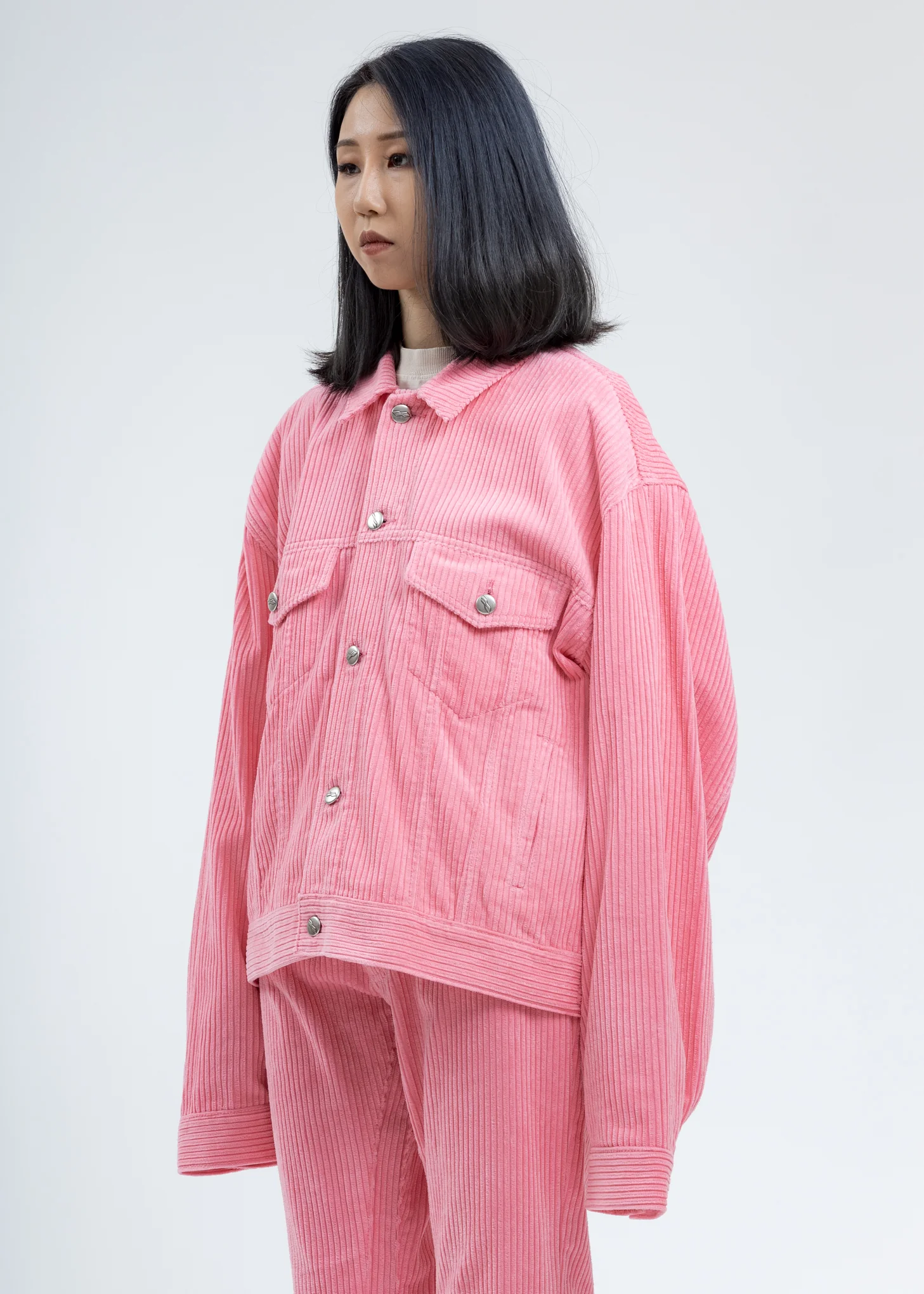 Pink Corduroy Jacket - Image 4