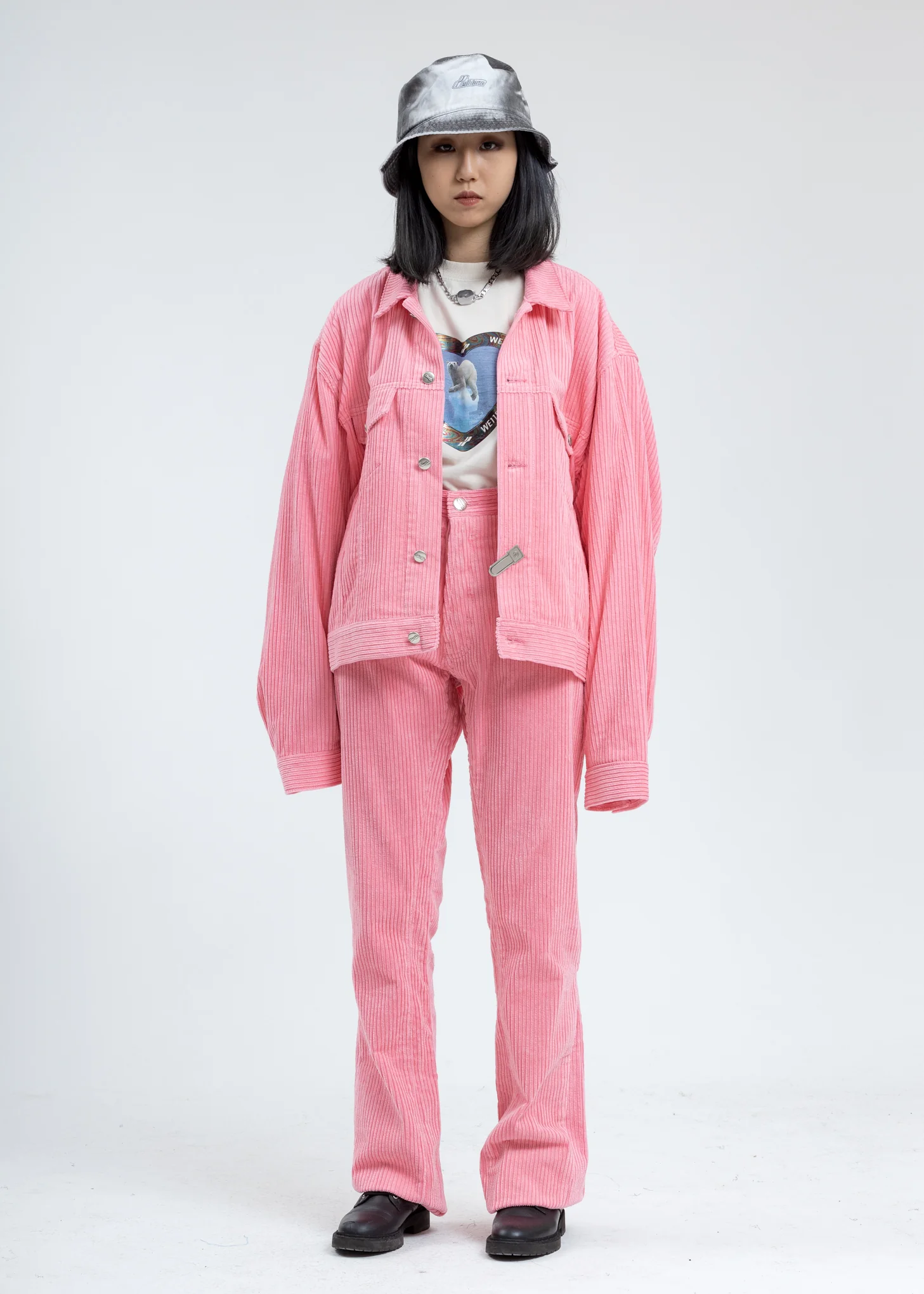 Pink Corduroy Jacket - Image 7