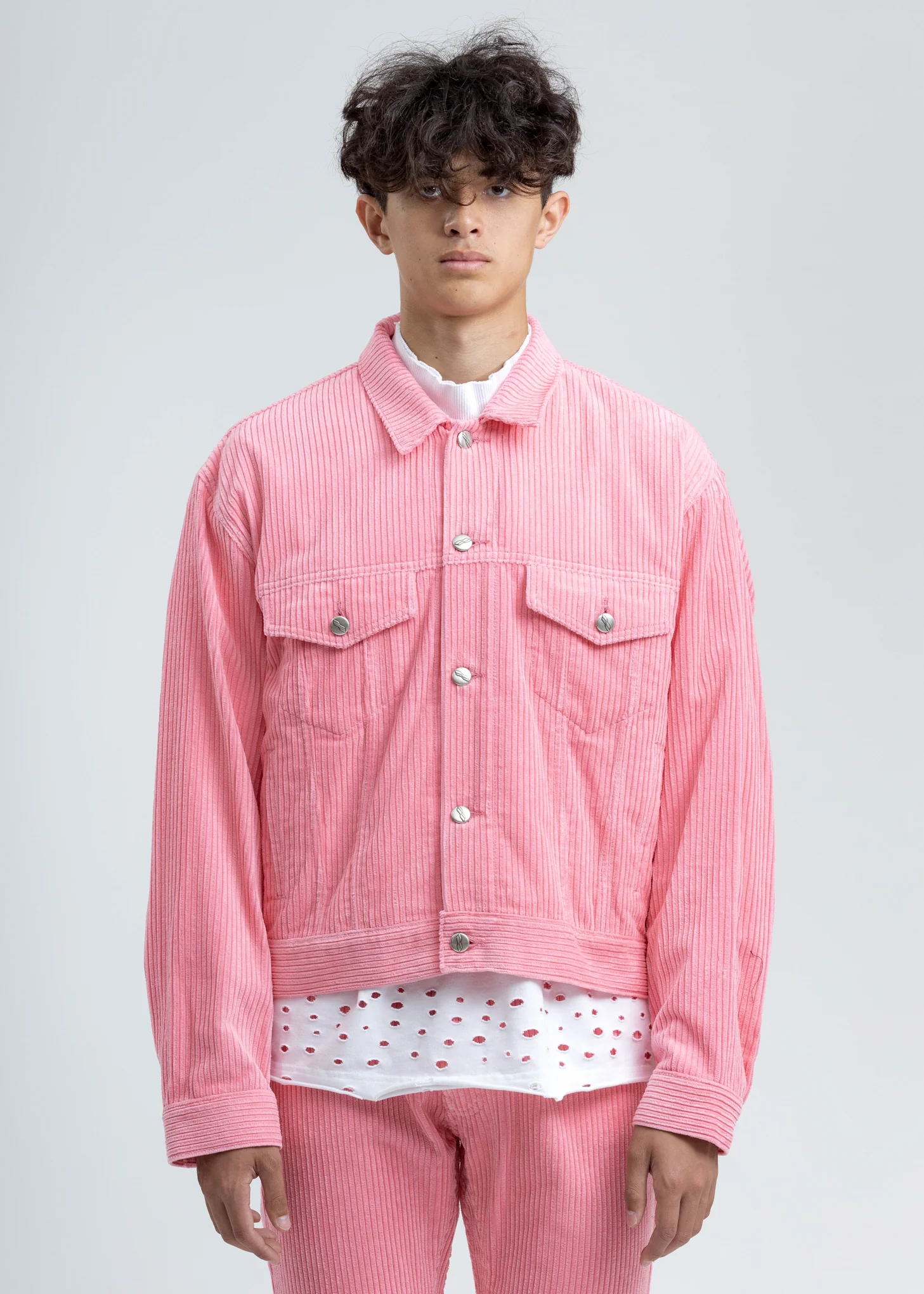 Pink Corduroy Jacket
