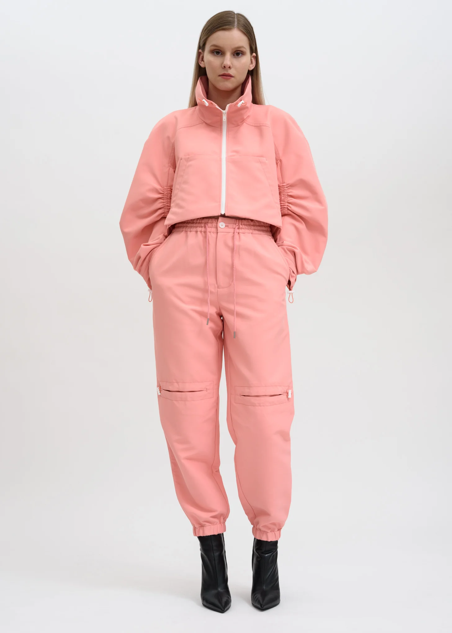 Pink Drawstring Trousers - Image 5