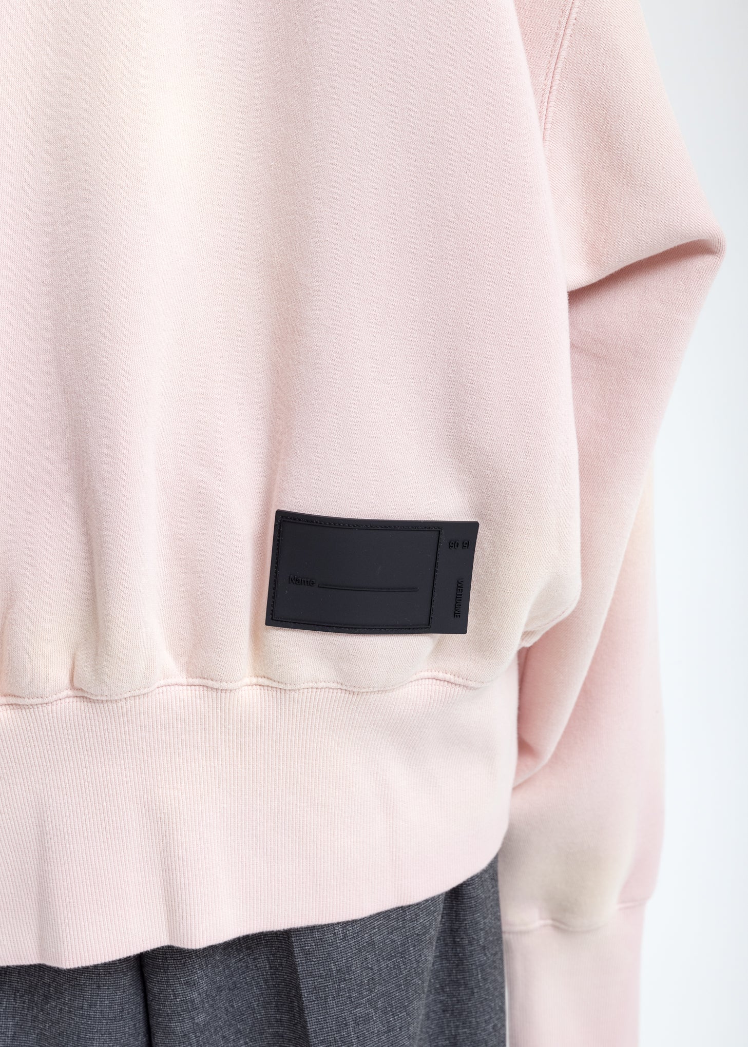 Pink Hand Bleached Iridescent Logo Sweater - Image 6