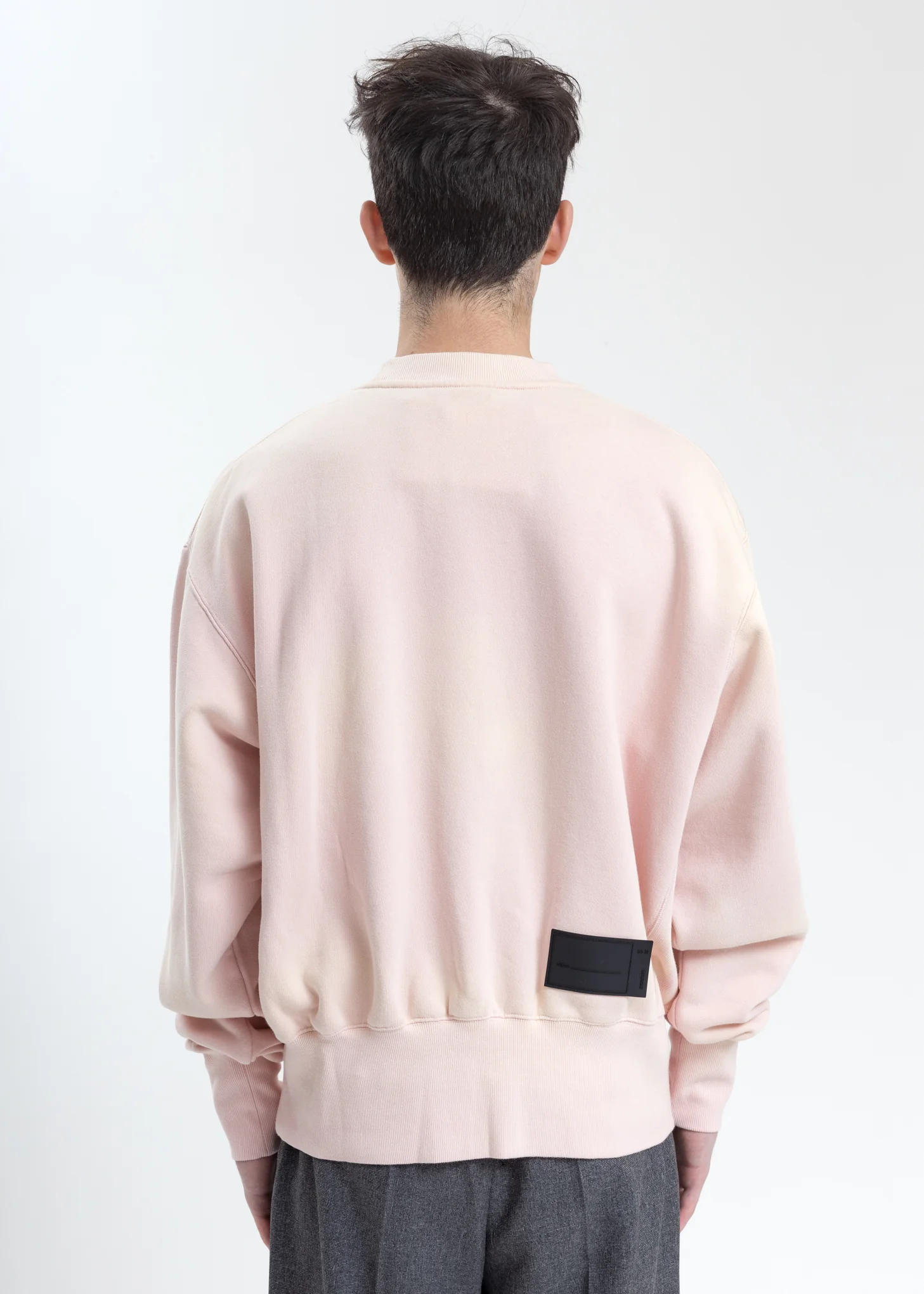 Pink Hand Bleached Iridescent Logo Sweater - Image 4