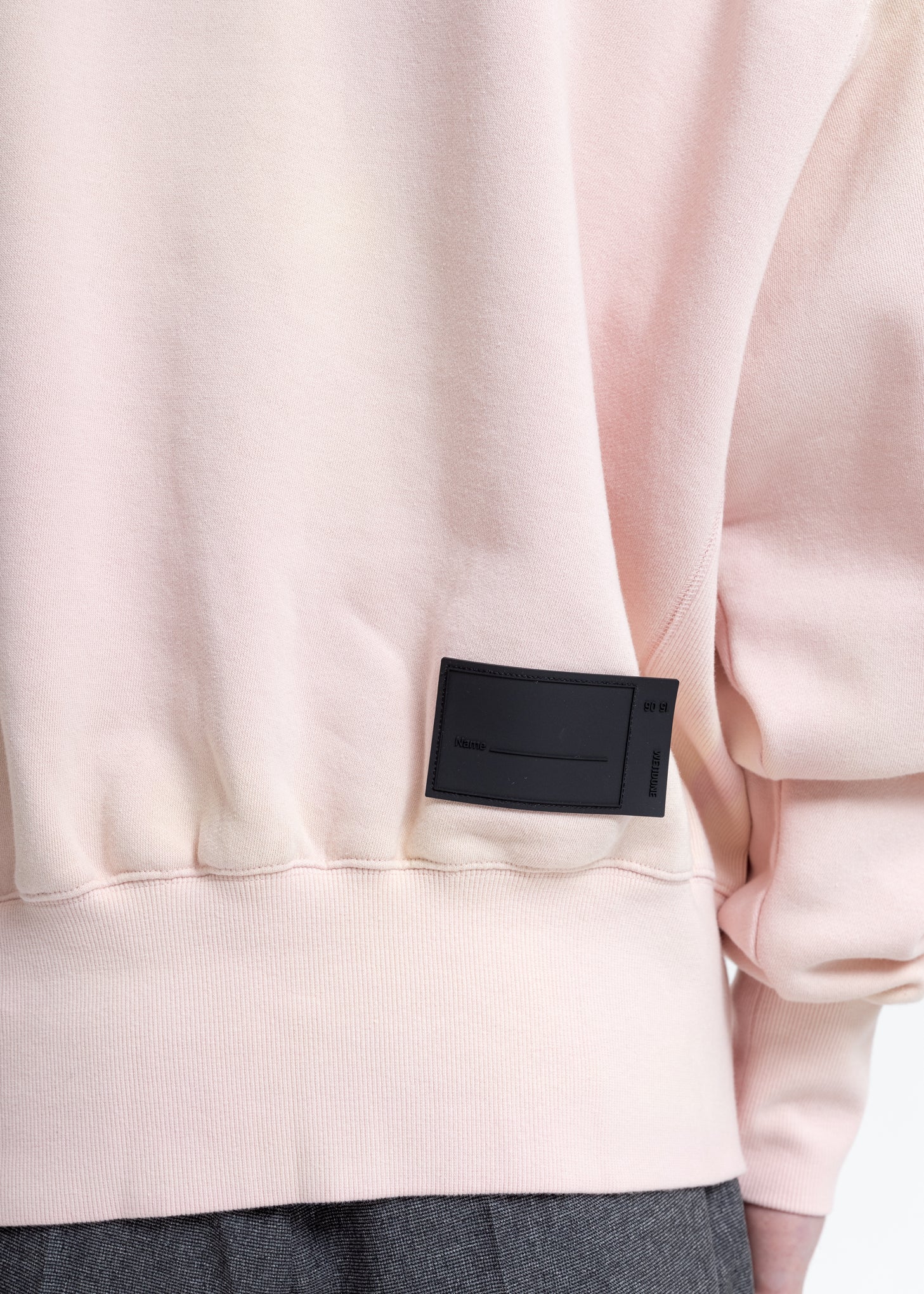 Pink Hand Bleached Iridescent Logo Sweater - Image 5