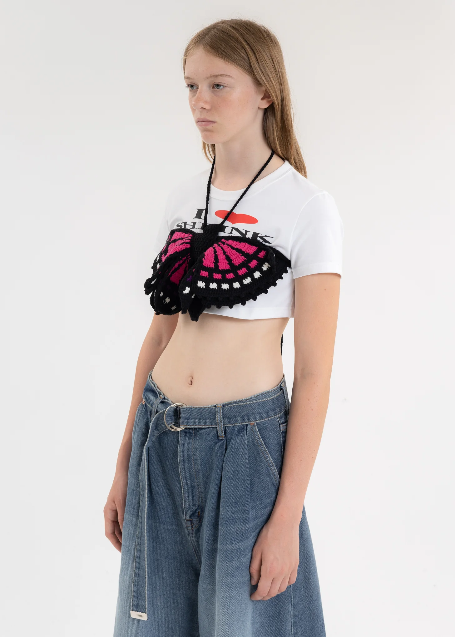 Pink HAND-CROCHET BUTTERFLY TOPS - Image 3