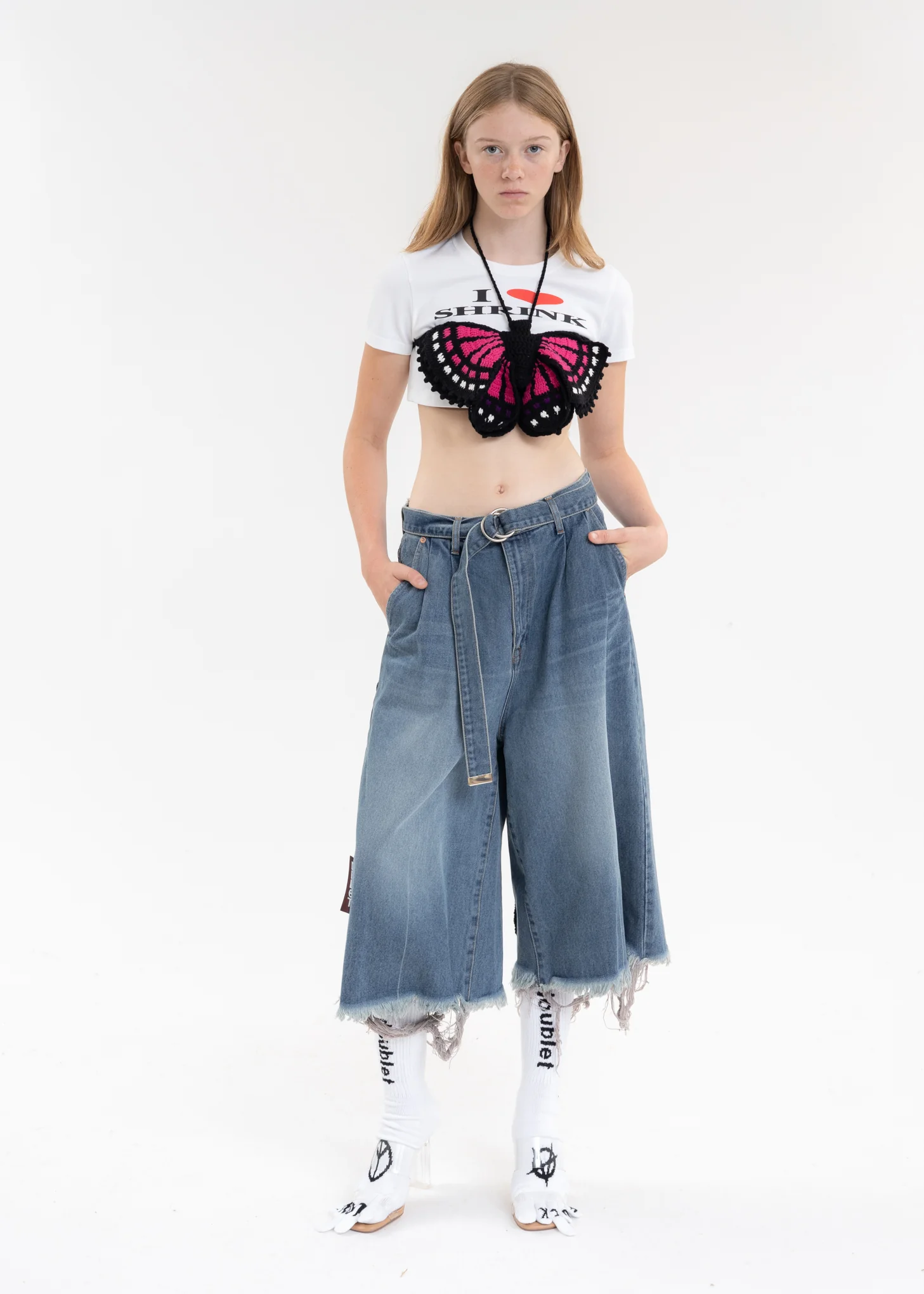 Pink HAND-CROCHET BUTTERFLY TOPS - Image 5