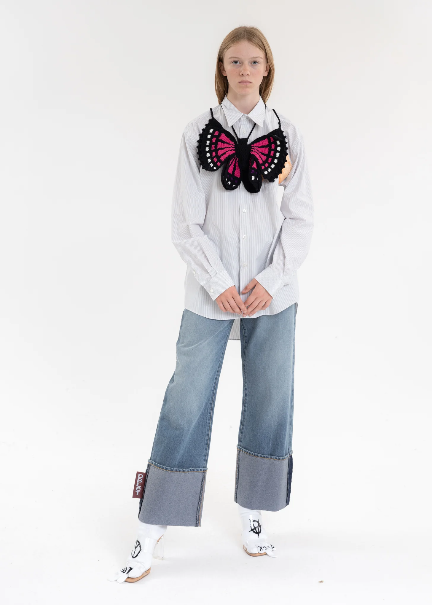 Pink HAND-CROCHET BUTTERFLY TOPS - Image 6