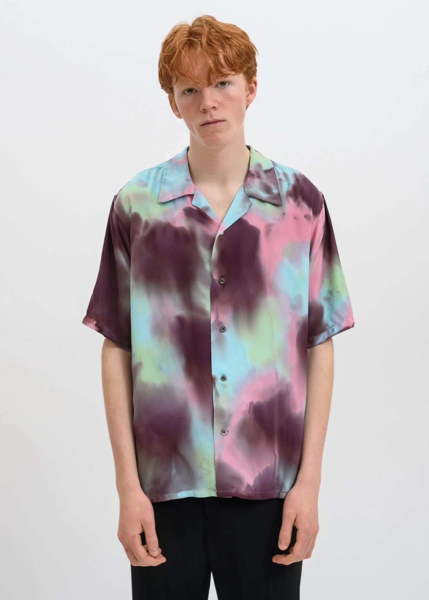 Pink Hawaiian Tie Dye Shirt - Image 3