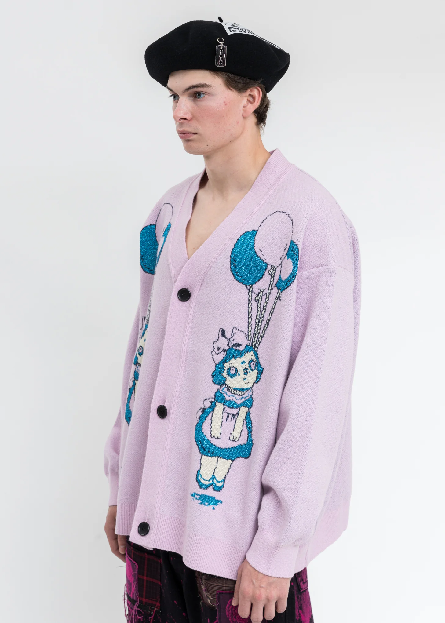 Pink Heaven Girl Knit Cardigan - Image 3