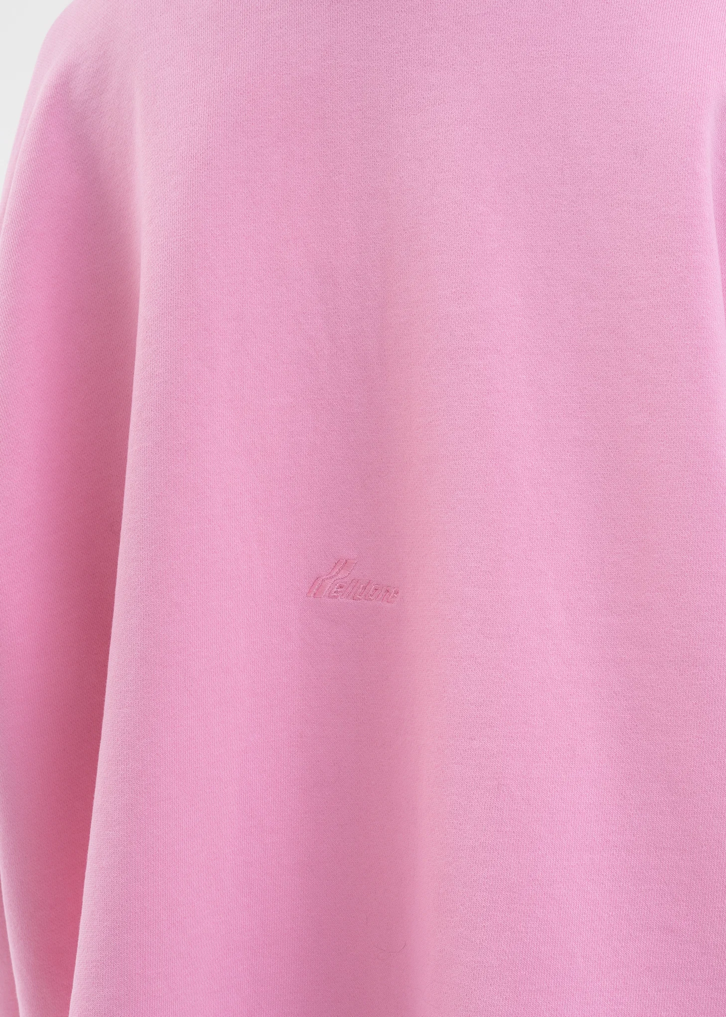 PINK HIGH NECK JERSEY ZIP-UP SWEATSHIRT - Image 7